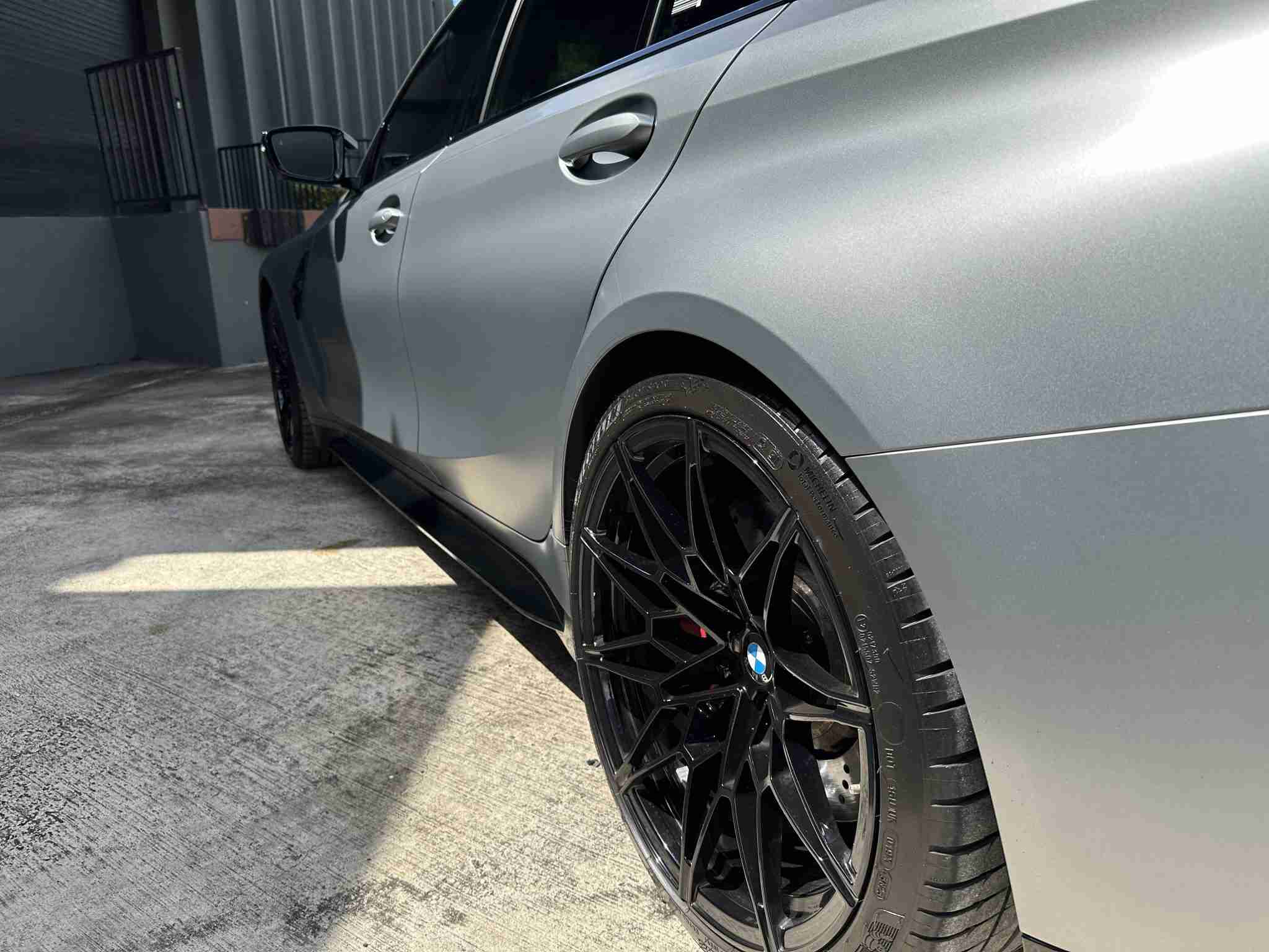 2024 BMW M3 Competition Frozen Pure Grey Metallic full
