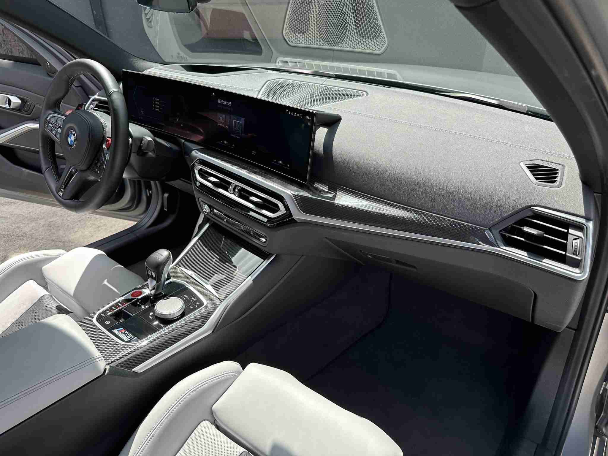 2024 BMW M3 Competition Frozen Pure Grey Metallic full