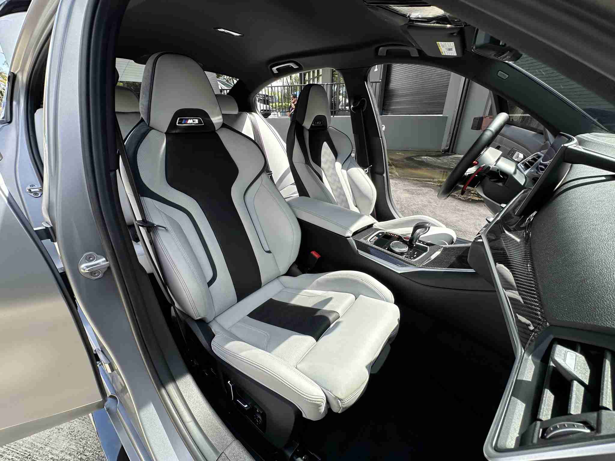 2024 BMW M3 Competition Frozen Pure Grey Metallic full