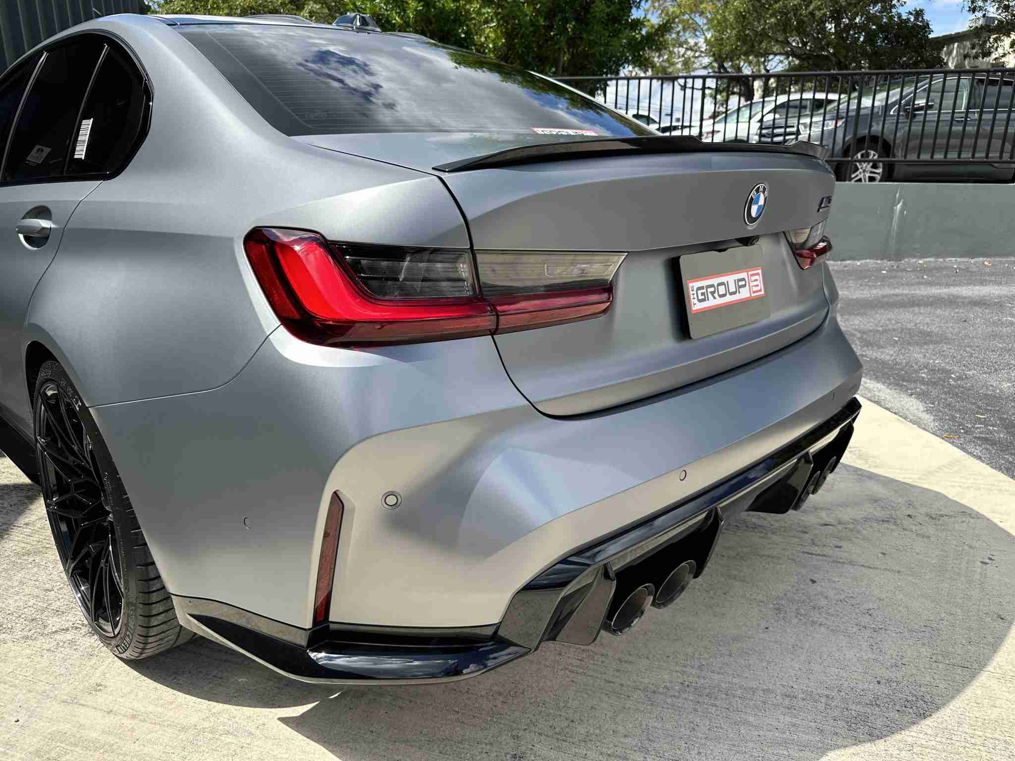 2024 BMW M3 Competition Frozen Pure Grey Metallic full