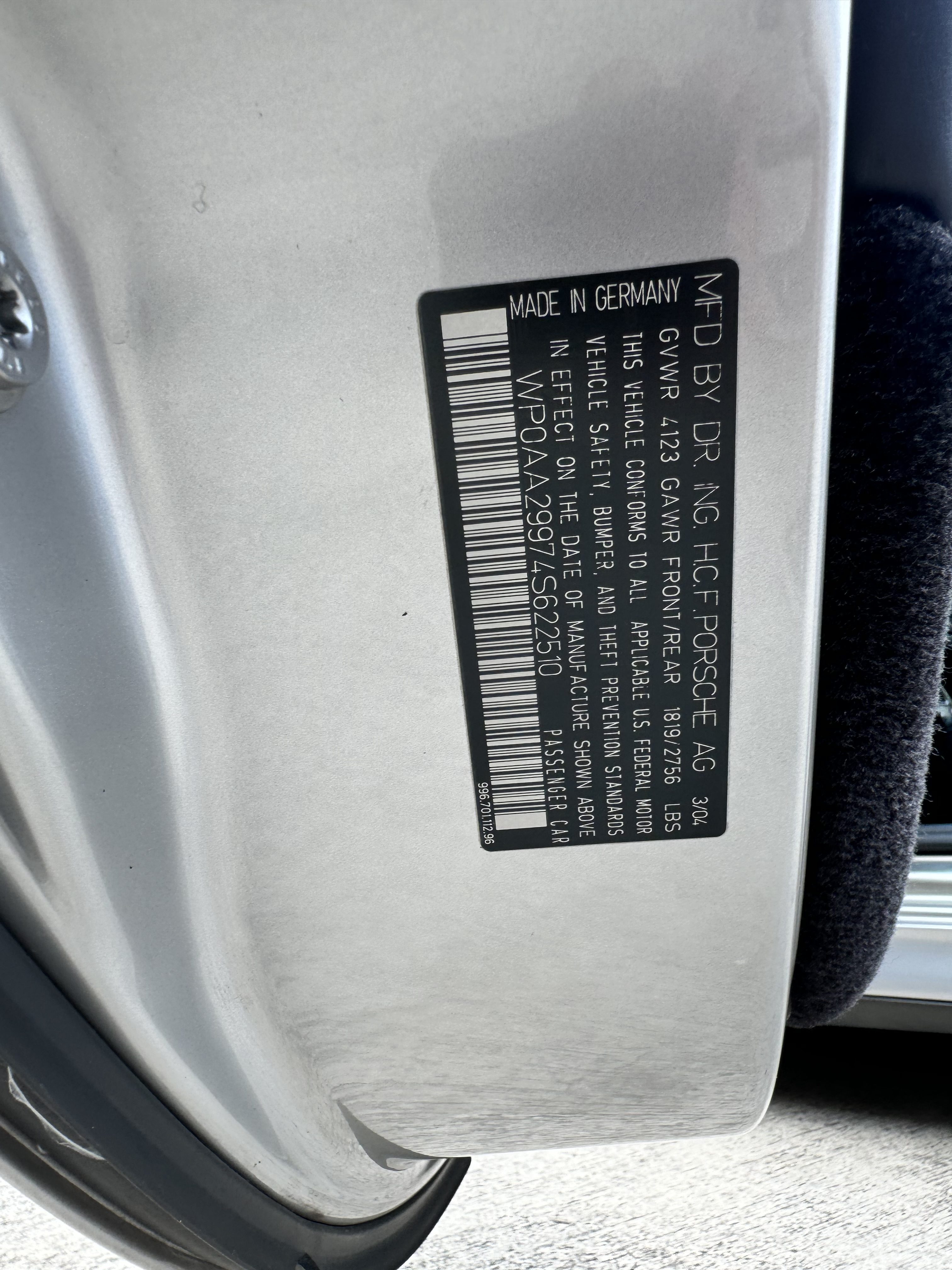 2004 Porsche 911 996 C4S Widebody Only 36k Miles – 6 Speed Manual – $20k in records – IMS/RMS have been completed full