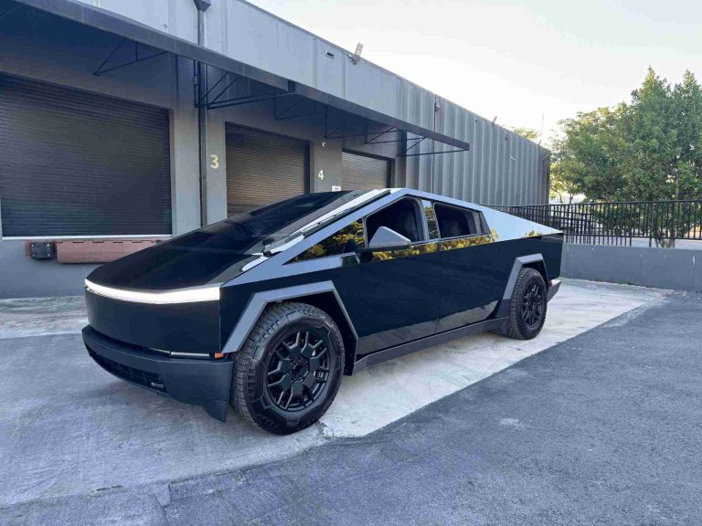 2024 Tesla Cybertruck Cyberbeast Foundation – Gloss Black Full Wrap 6k Miles