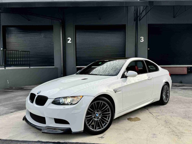 2009 BMW M3 E92 Alpine White/ Extended Red Leather – 81k Miles – Big 2 Done – 6 Speed Manual