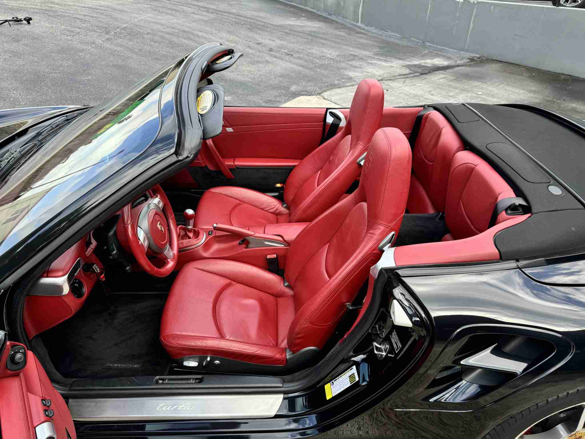2008 Porsche 911 997.1 TURBO 6 Speed Manual – Carrera Red Interior – Coolant Pipes Done – 62K Miles full