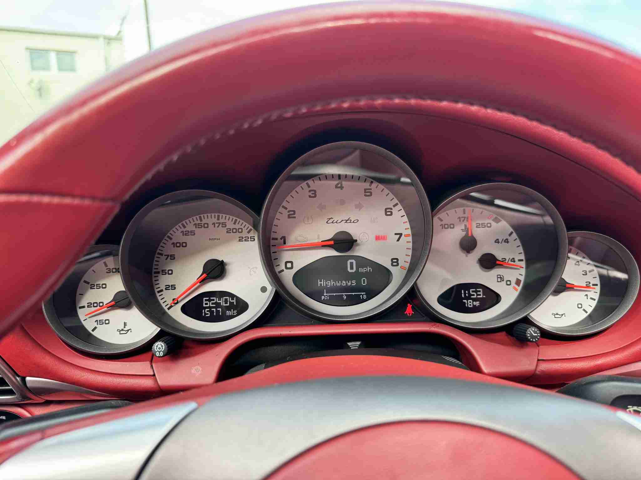2008 Porsche 911 997.1 TURBO 6 Speed Manual – Carrera Red Interior – Coolant Pipes Done – 62K Miles full