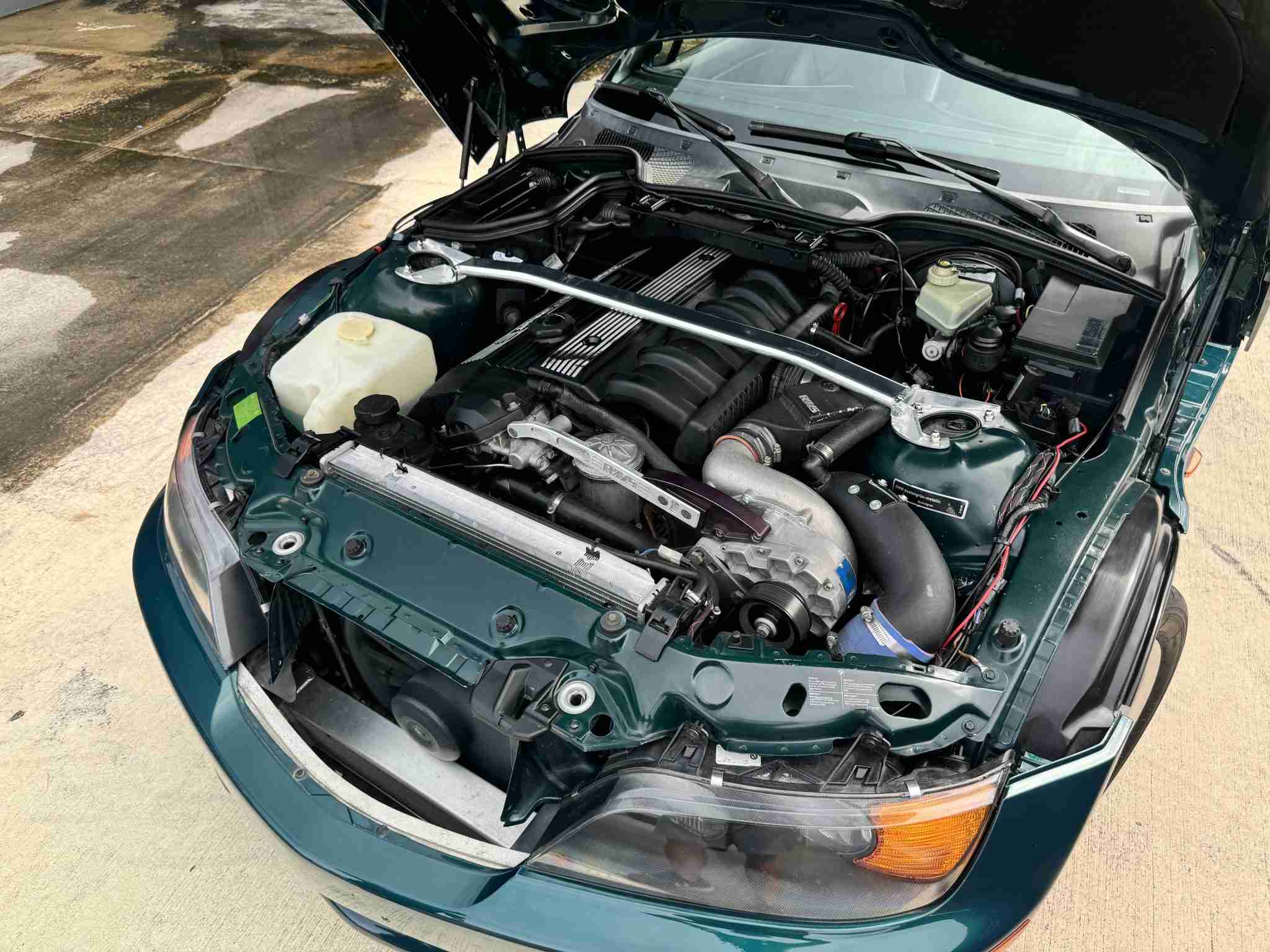1998 BMW Z3M ROADSTER Boston Green – RMS Supercharged – 400 Horsepower -5 Speed Manual – Clean History full