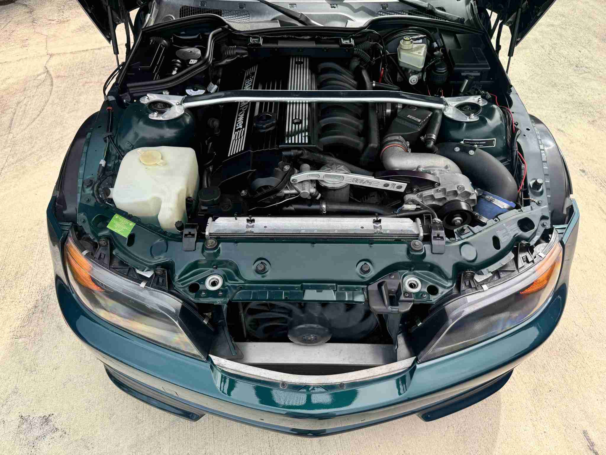 1998 BMW Z3M ROADSTER Boston Green – RMS Supercharged – 400 Horsepower -5 Speed Manual – Clean History full