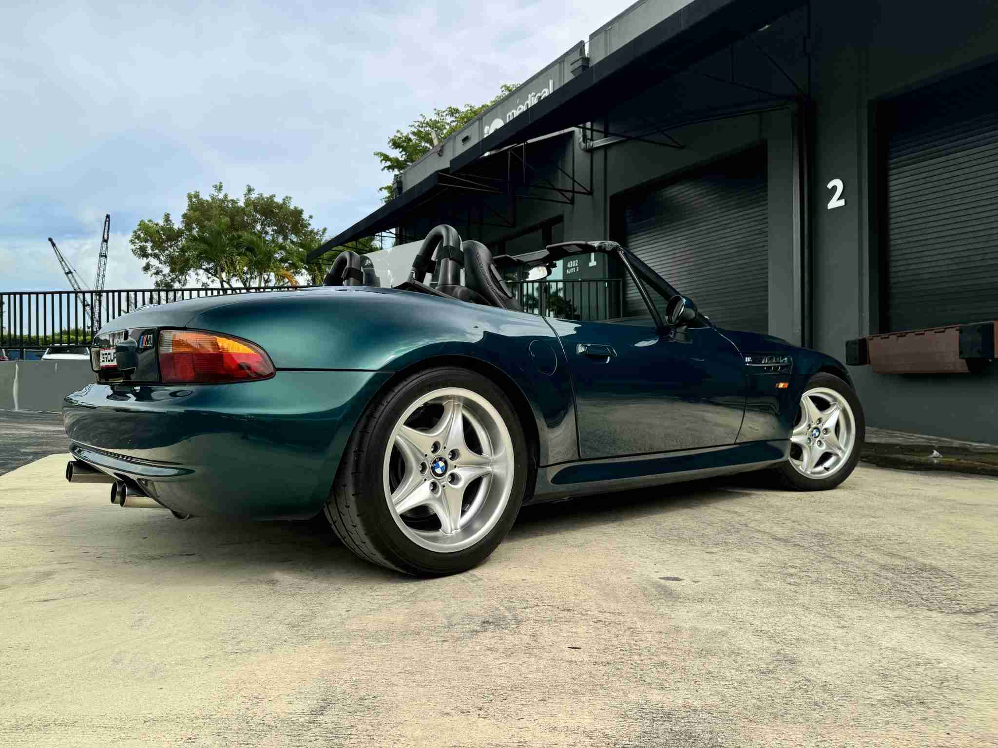 1998 BMW Z3M ROADSTER Boston Green – RMS Supercharged – 400 Horsepower -5 Speed Manual – Clean History full