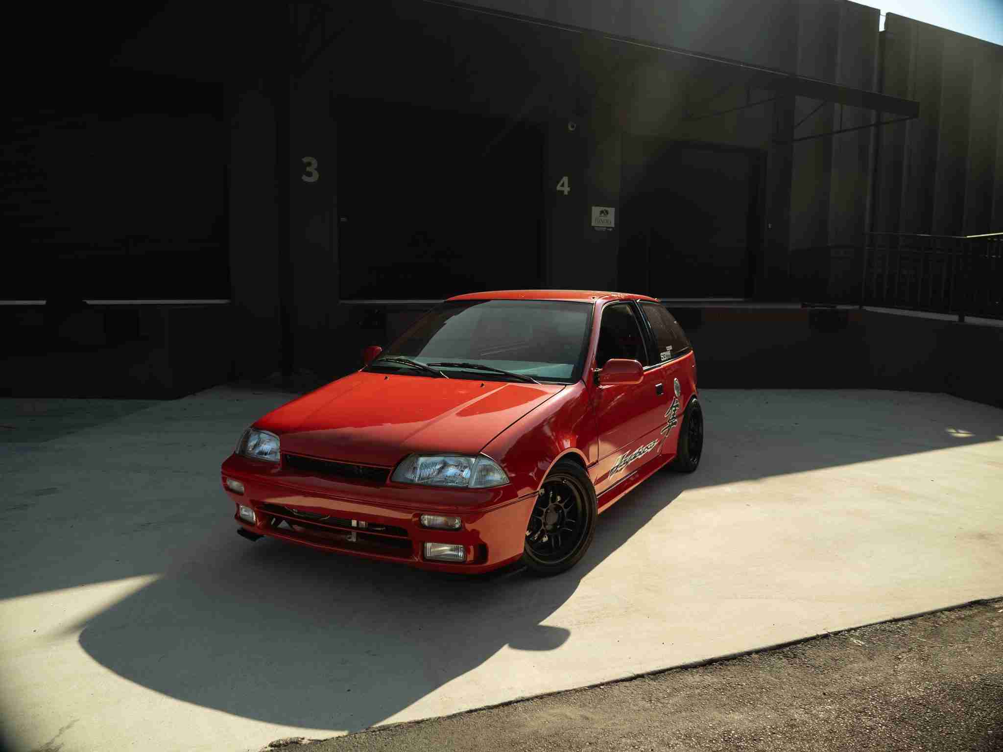 1989 Suzuki Swift GTI Custom Hyabusa Swap – 197 Horsepower – Rear Wheel Drive – 6 Speed Sequential full