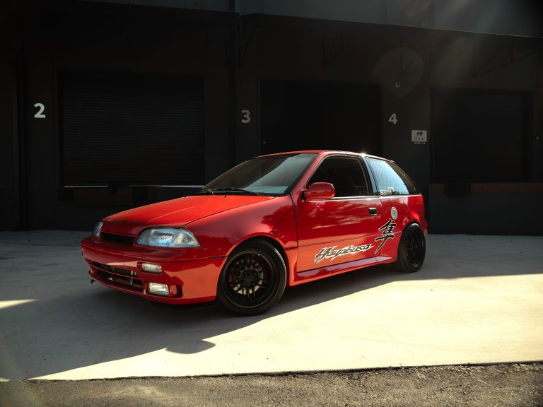 1989 Suzuki Swift GTI Custom Hyabusa Swap – 197 Horsepower – Rear Wheel Drive – 6 Speed Sequential