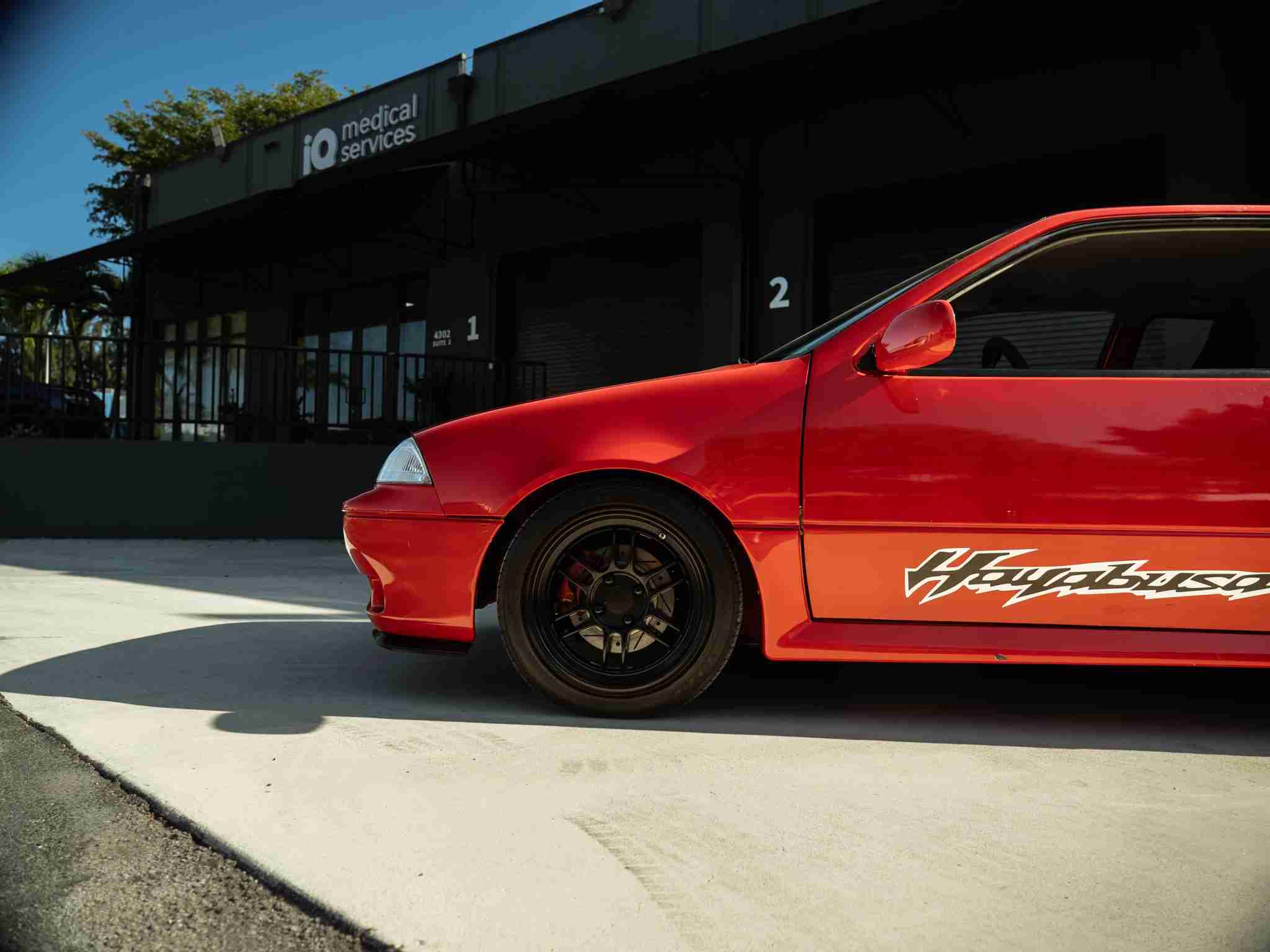1989 Suzuki Swift GTI Custom Hyabusa Swap – 197 Horsepower – Rear Wheel Drive – 6 Speed Sequential full