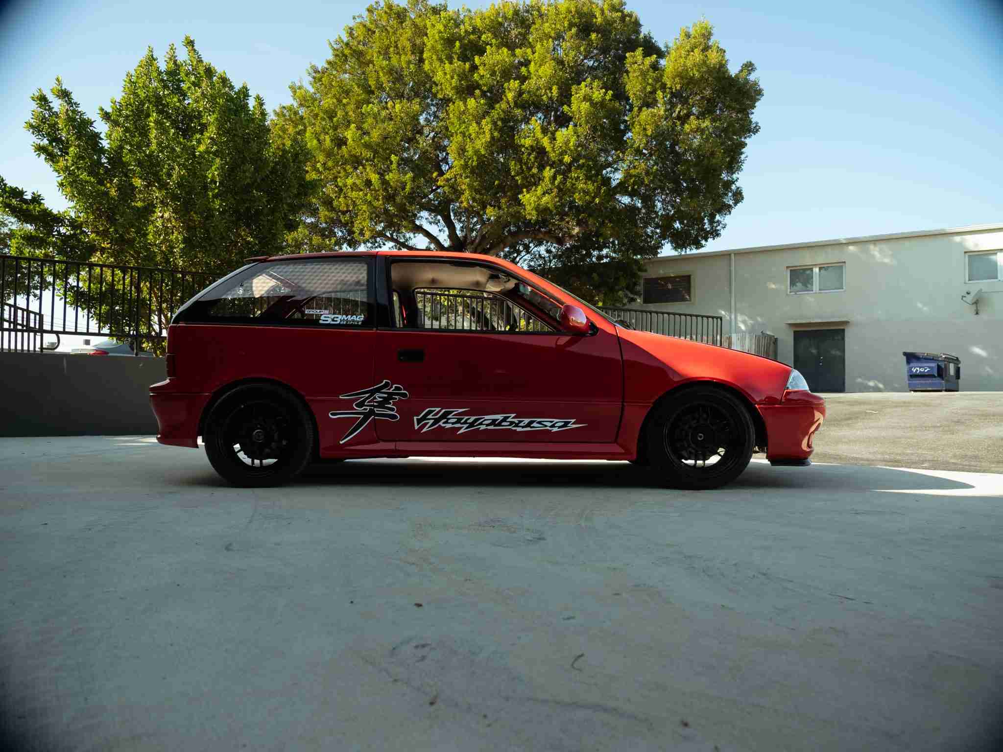 1989 Suzuki Swift GTI Custom Hyabusa Swap – 197 Horsepower – Rear Wheel Drive – 6 Speed Sequential full