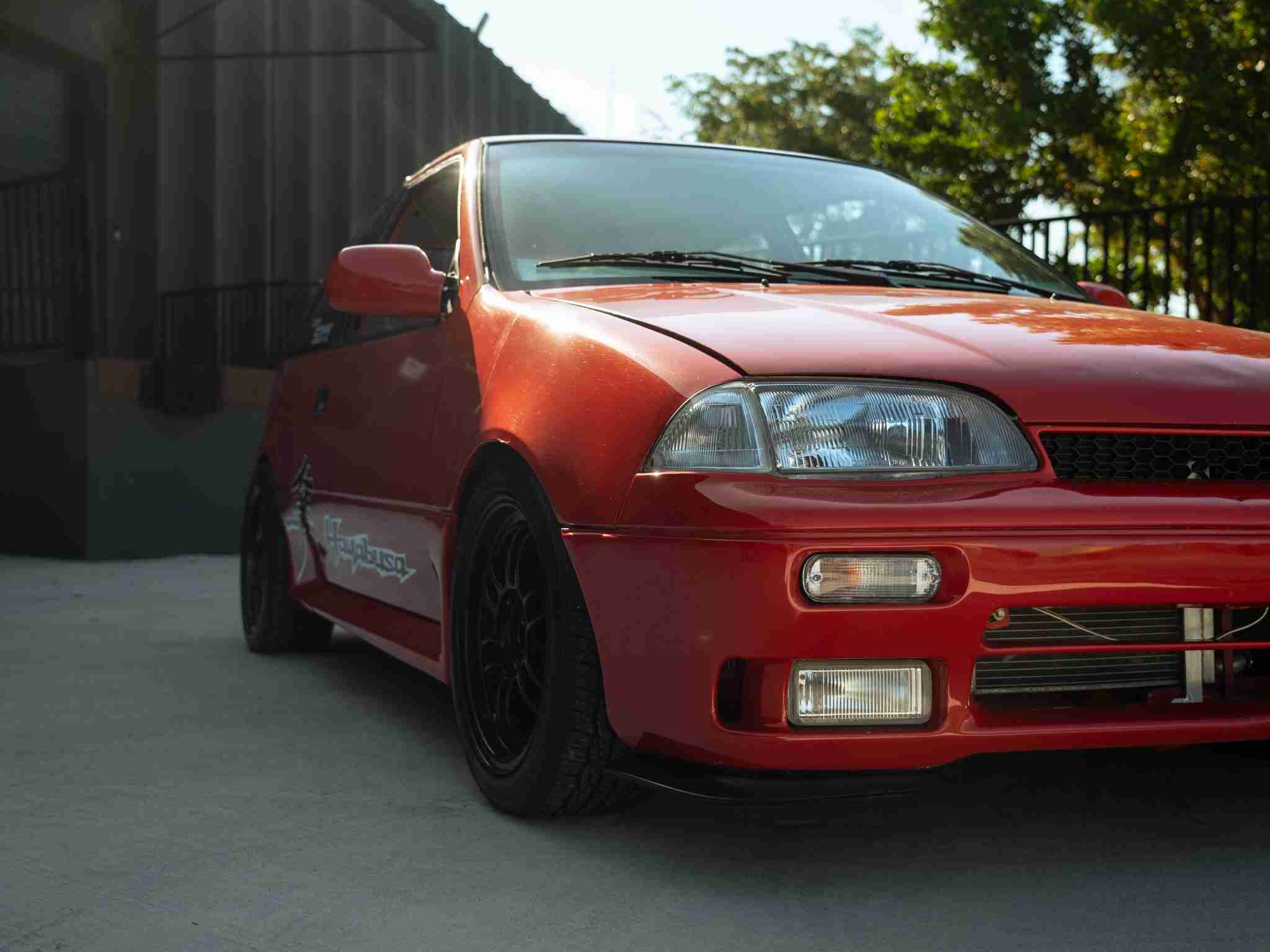 1989 Suzuki Swift GTI Custom Hyabusa Swap – 197 Horsepower – Rear Wheel Drive – 6 Speed Sequential full