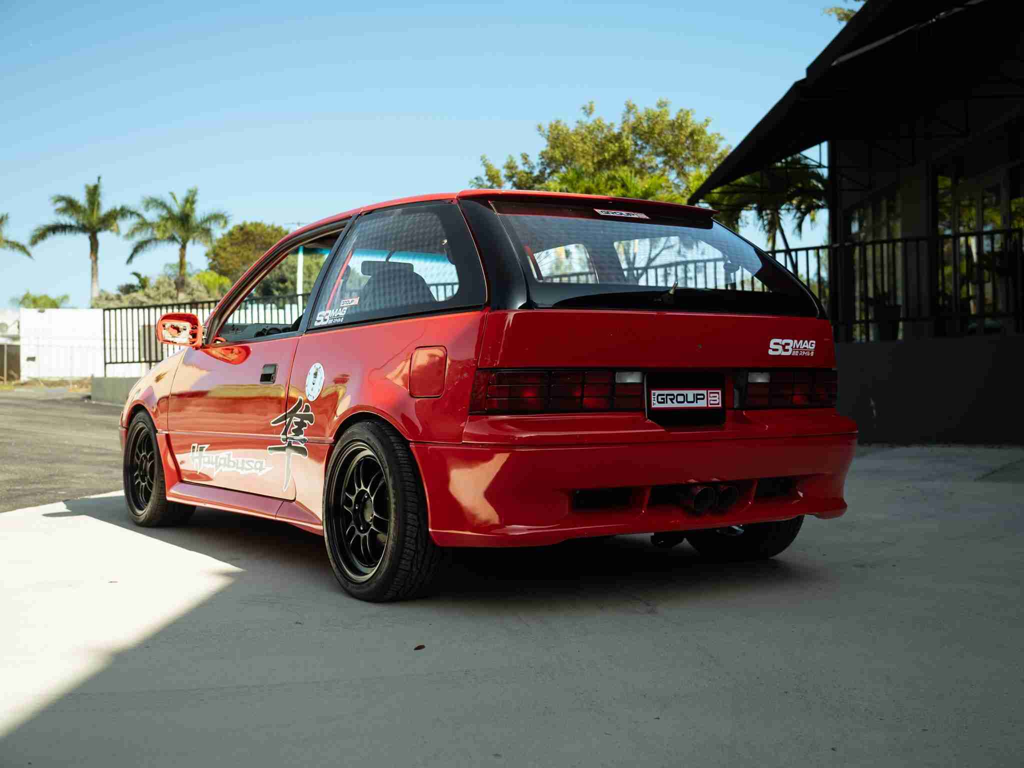 1989 Suzuki Swift GTI Custom Hyabusa Swap – 197 Horsepower – Rear Wheel Drive – 6 Speed Sequential full