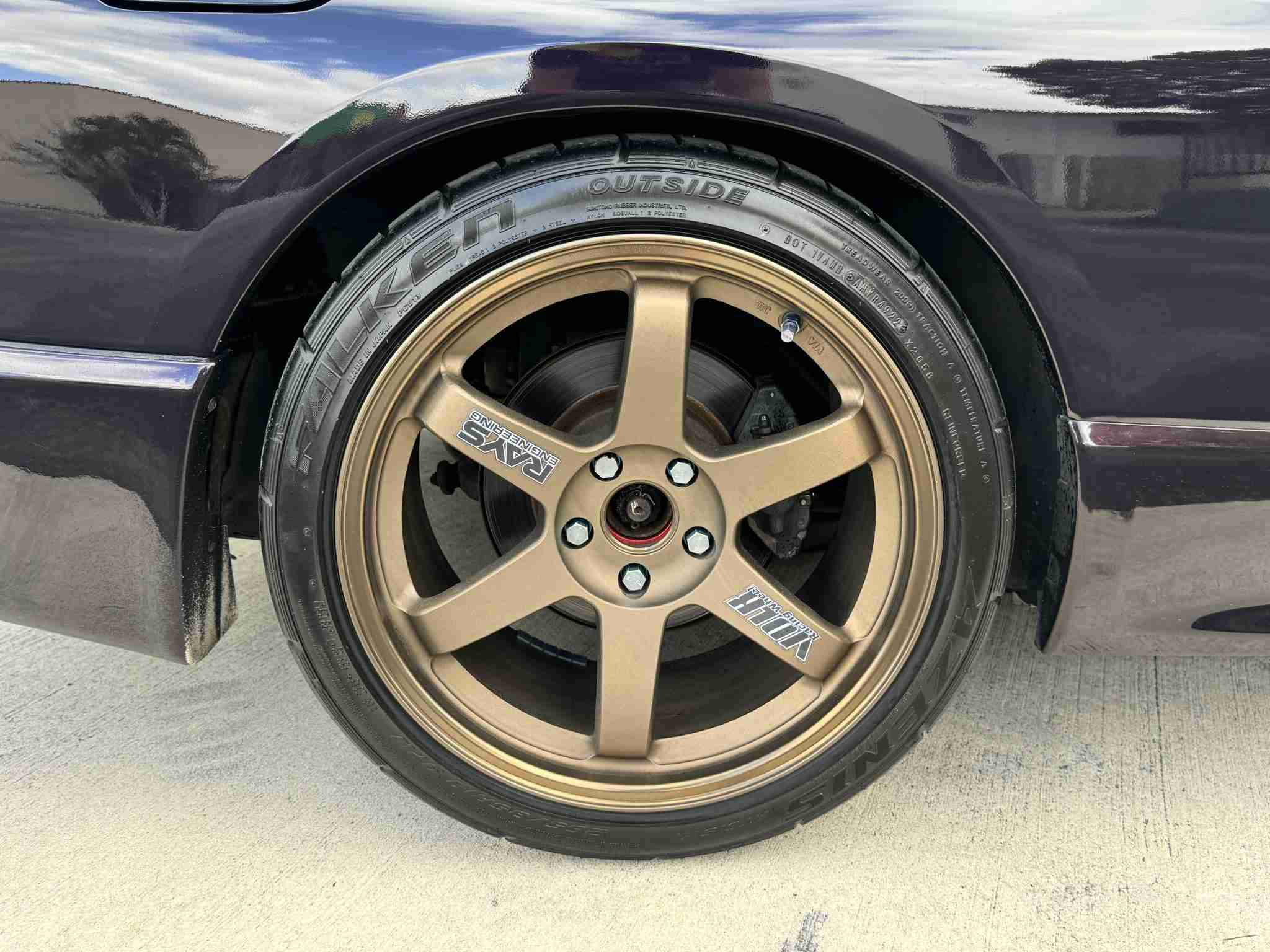 1995 Nissan GT-R Skyline R33 Nismo 400R Aero – Volk Racing TE37 Wheels – Midnight Purple – Brembo Brakes -FBO full