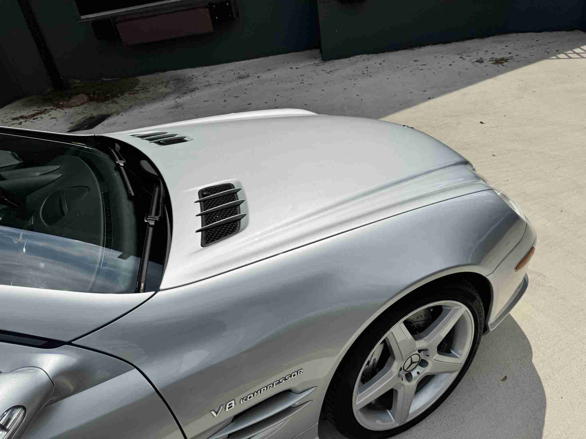 2008 Mercedes-Benz SL 55 AMG HARDTOP CONVERTIBLE Rare Spec – Silver/Red With PANORAMIC Hardtop – ALL Original Car – Well Serviced full
