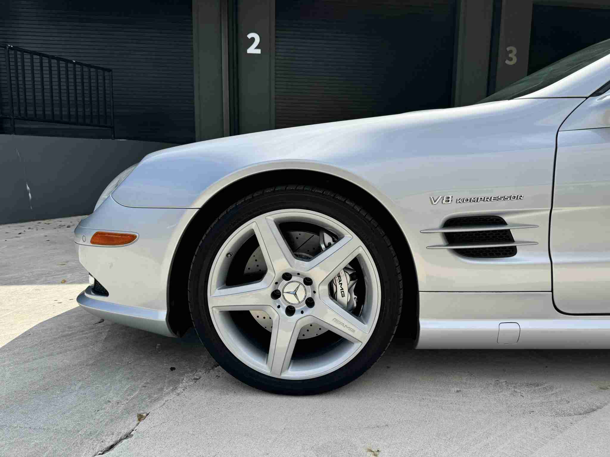 2008 Mercedes-Benz SL 55 AMG HARDTOP CONVERTIBLE Rare Spec – Silver/Red With PANORAMIC Hardtop – ALL Original Car – Well Serviced full
