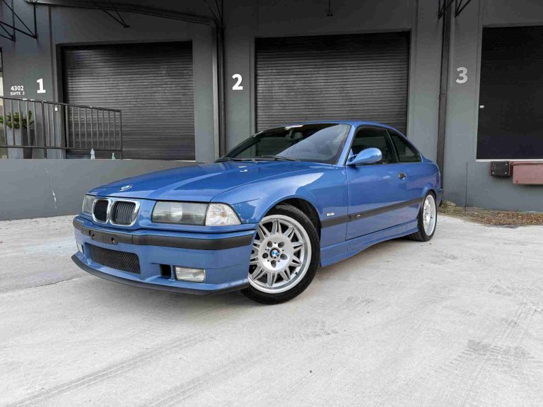 1997 BMW E36 M3 Estoril Blue – Euro Spec – Sunroof Delete – M Cross Rain interior – 80k Miles