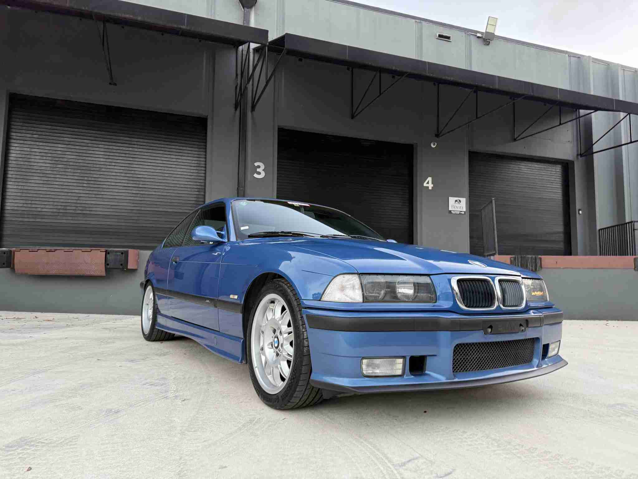 1997 BMW E36 M3 Estoril Blue – Euro Spec – Sunroof Delete – M Cross Rain interior – 80k Miles full