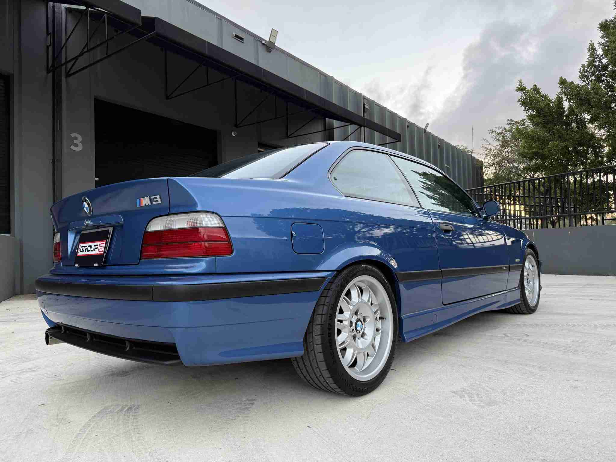 1997 BMW E36 M3 Estoril Blue – Euro Spec – Sunroof Delete – M Cross Rain interior – 80k Miles full
