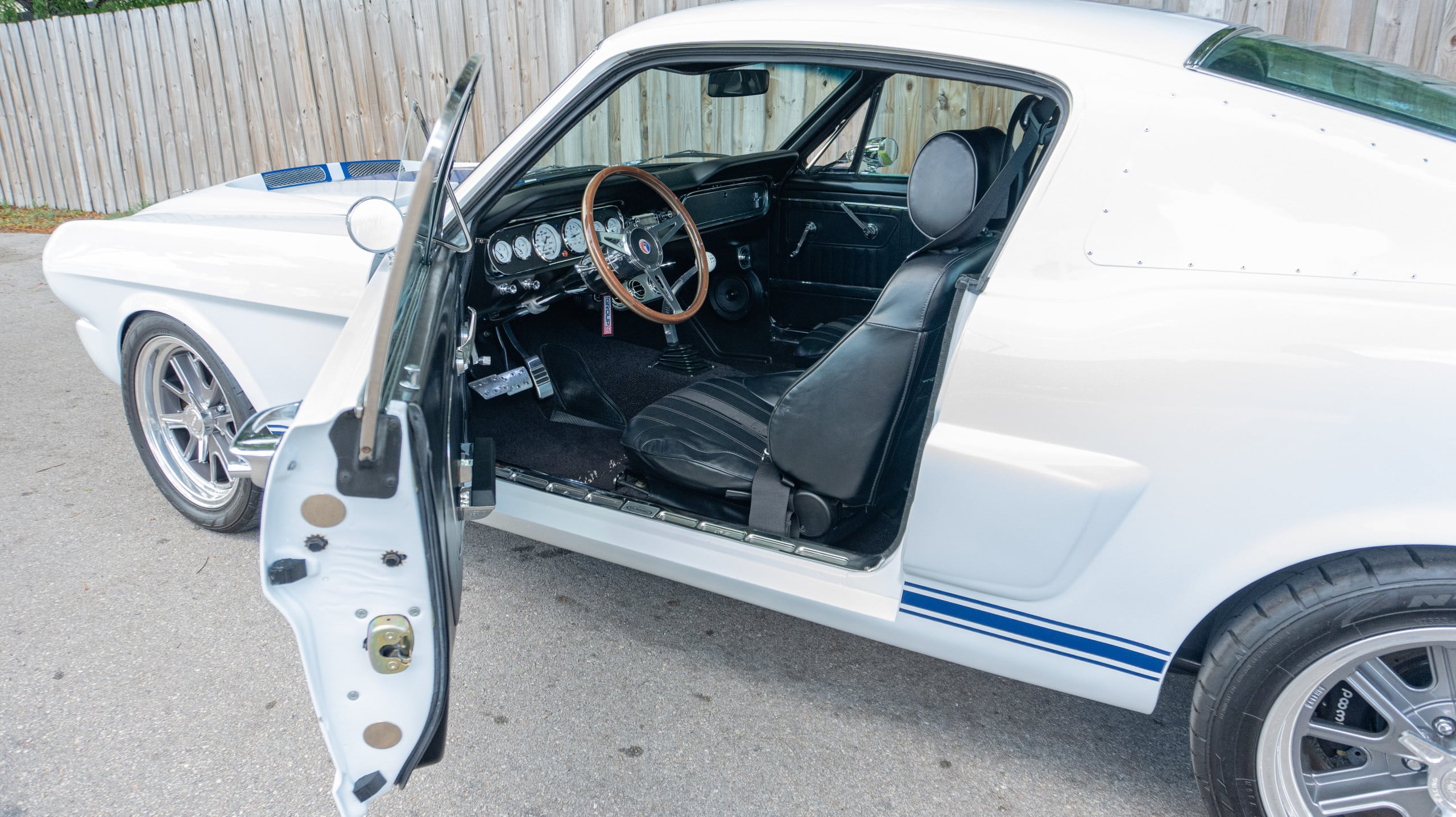 1966 Ford Mustang GT350X CR 5.0L Coyote Supercharged – 770 Horsepower – 5 Speed Manual – $400k Build full