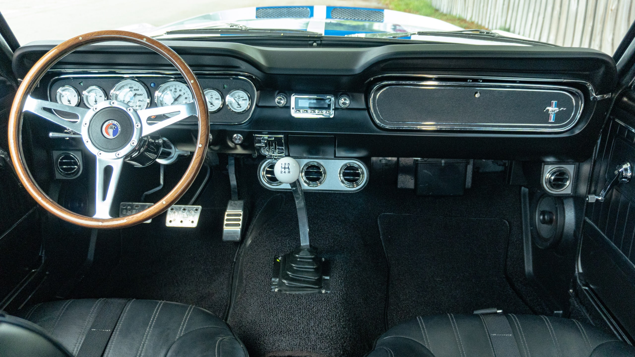 1966 Ford Mustang GT350X CR 5.0L Coyote Supercharged – 770 Horsepower – 5 Speed Manual – $400k Build full