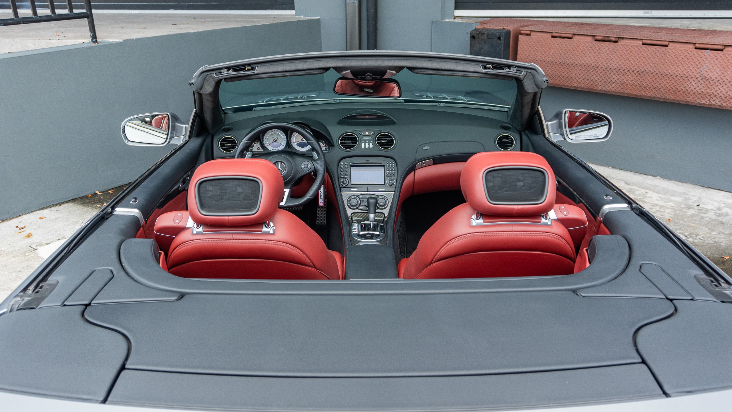 2009 Mercedes Benz SL 63 AMG R230 – P30 Perfomance Package – 19K Miles – Red Interior full