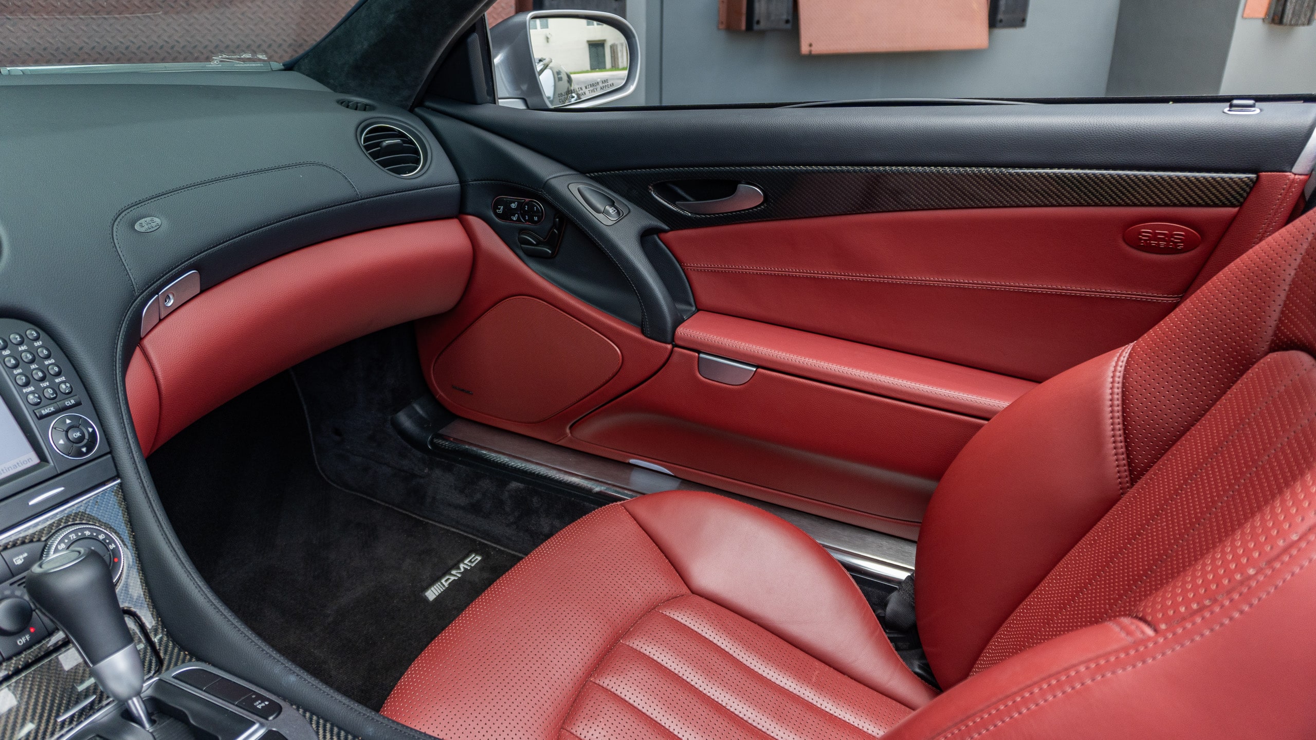 2009 Mercedes Benz SL 63 AMG R230 – P30 Perfomance Package – 19K Miles – Red Interior full