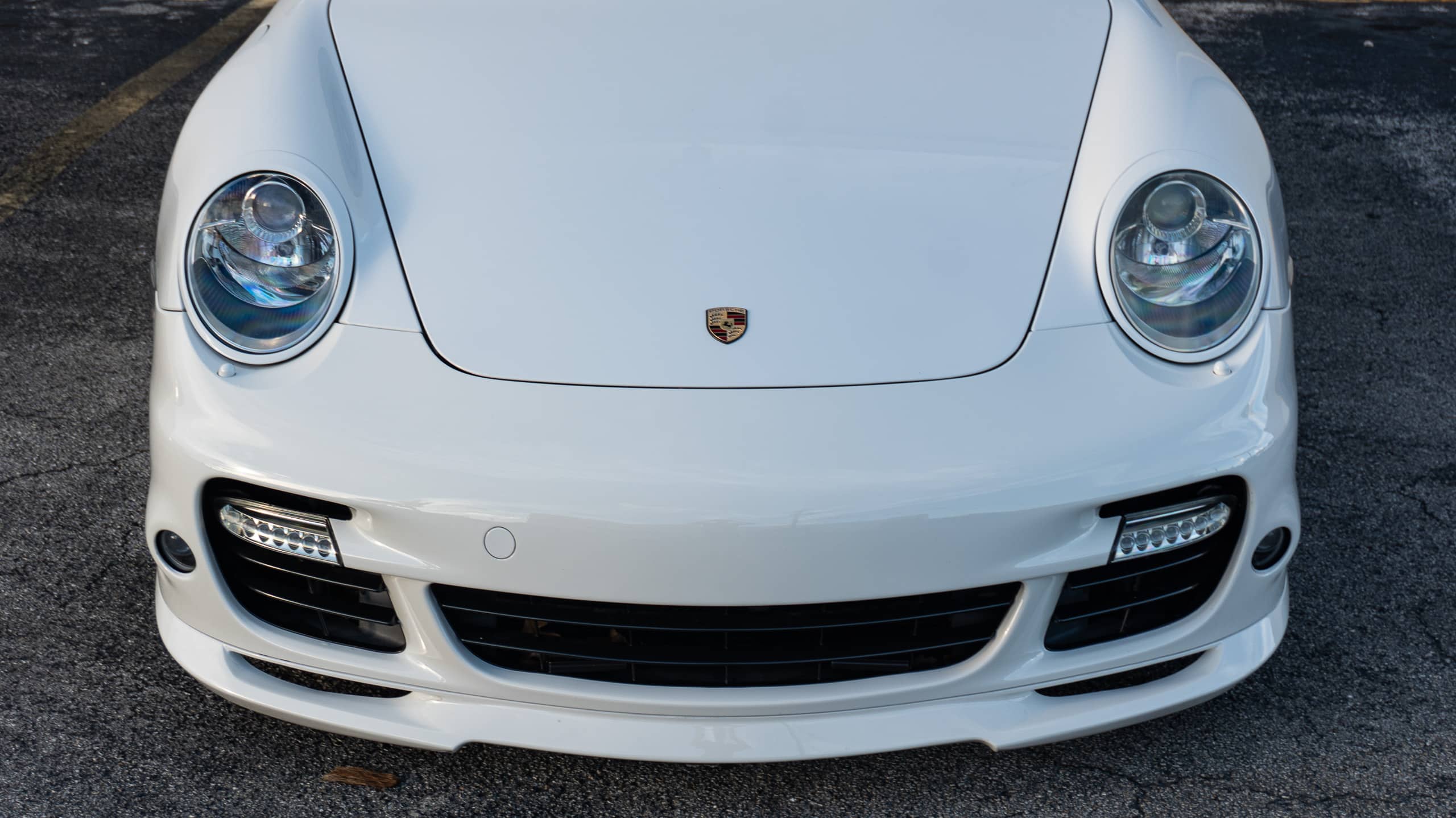 2007 Porsche 911 997.1 TURBO 6 Speed Manual White/Blue 33k Miles – TECHART aero – Original Paint full