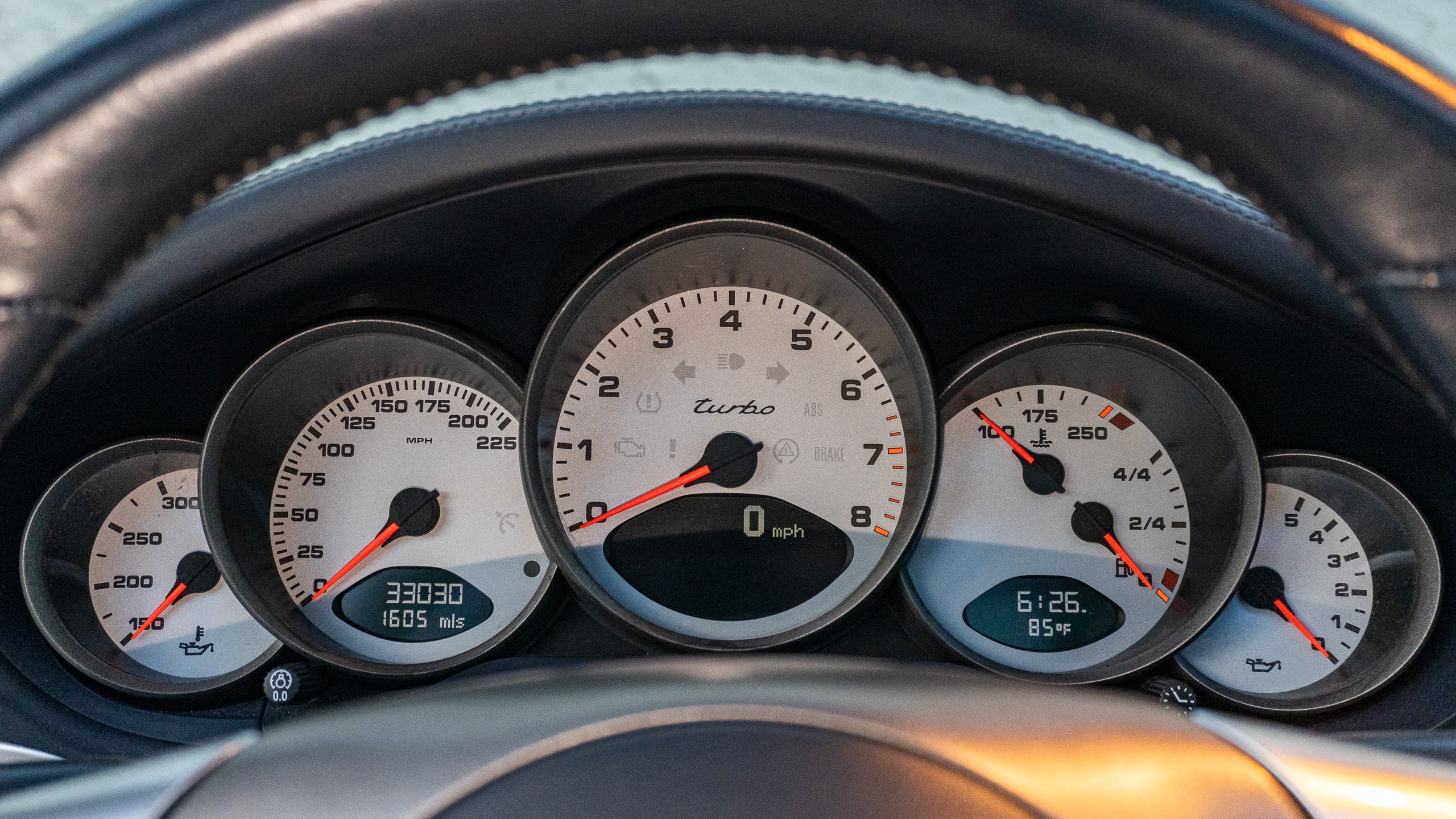 2007 Porsche 911 997.1 TURBO 6 Speed Manual White/Blue 33k Miles – TECHART aero – Original Paint full