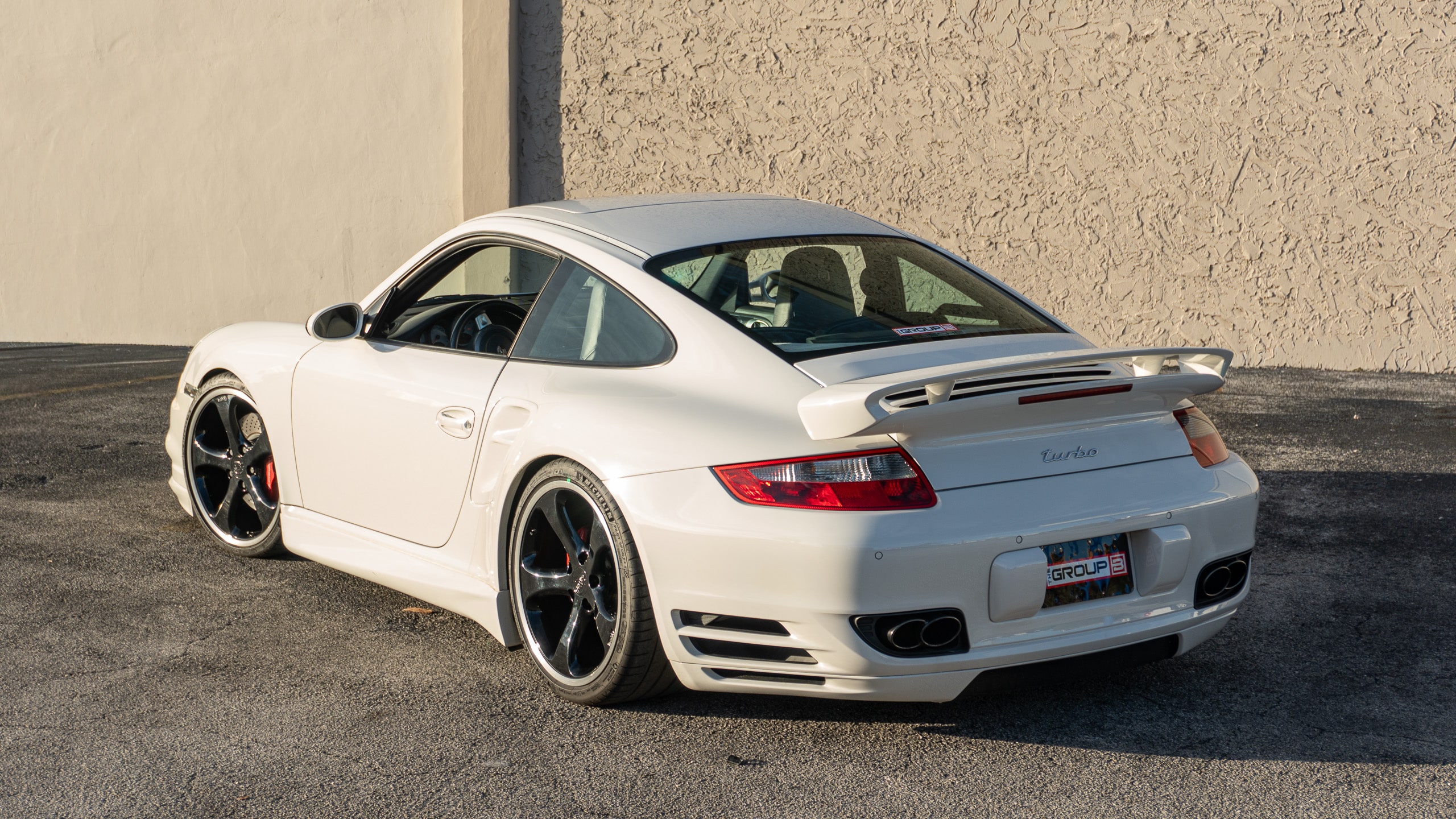 2007 Porsche 911 997.1 TURBO 6 Speed Manual White/Blue 33k Miles – TECHART aero – Original Paint full
