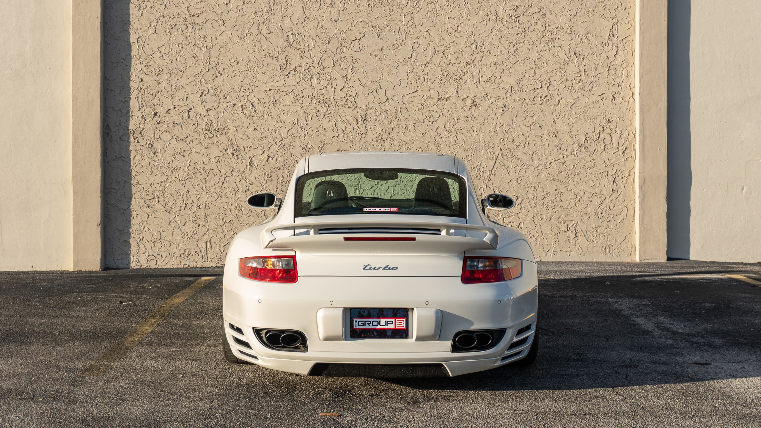 2007 Porsche 911 997.1 TURBO 6 Speed Manual White/Blue 33k Miles – TECHART aero – Original Paint full