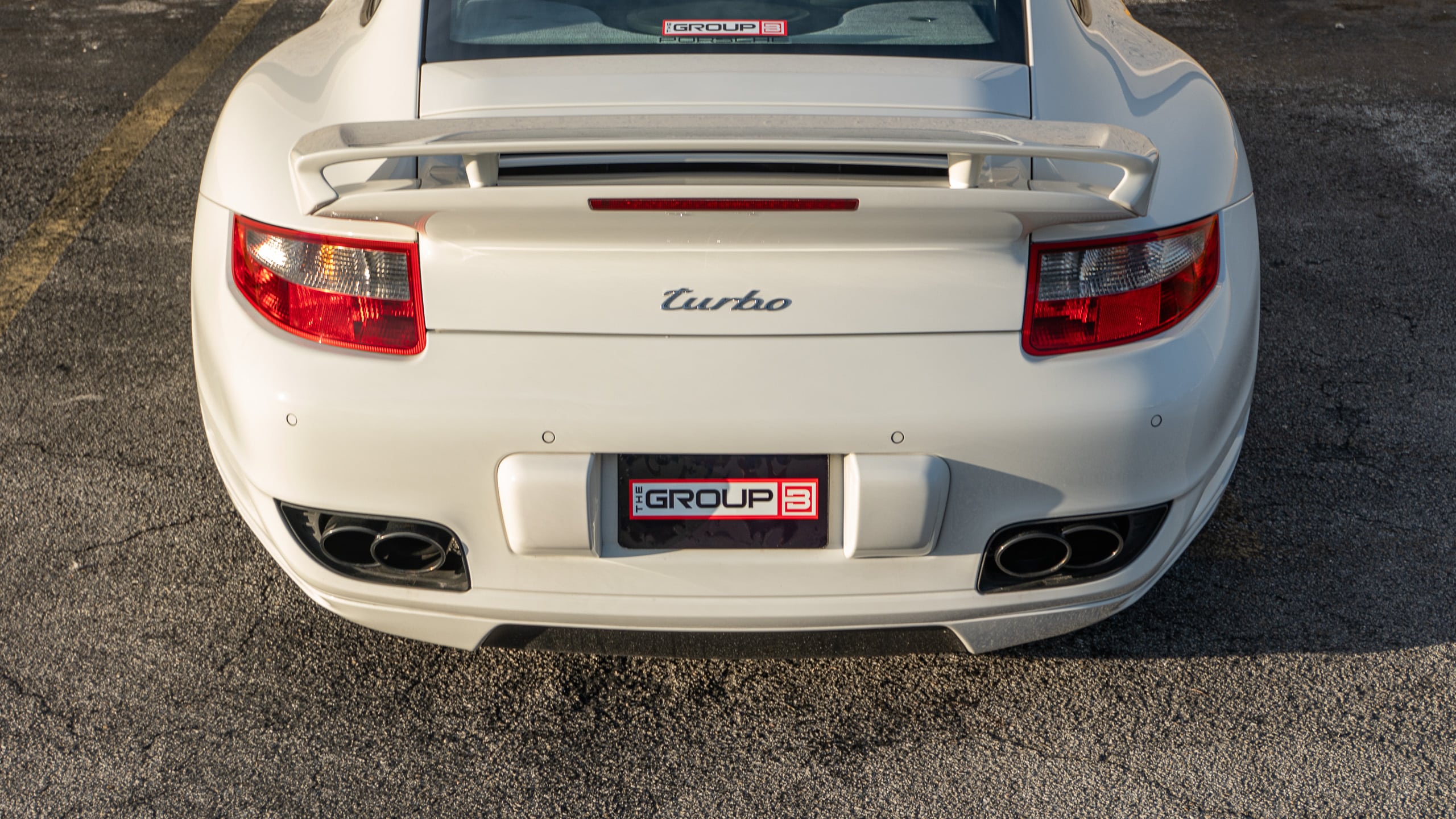 2007 Porsche 911 997.1 TURBO 6 Speed Manual White/Blue 33k Miles – TECHART aero – Original Paint full