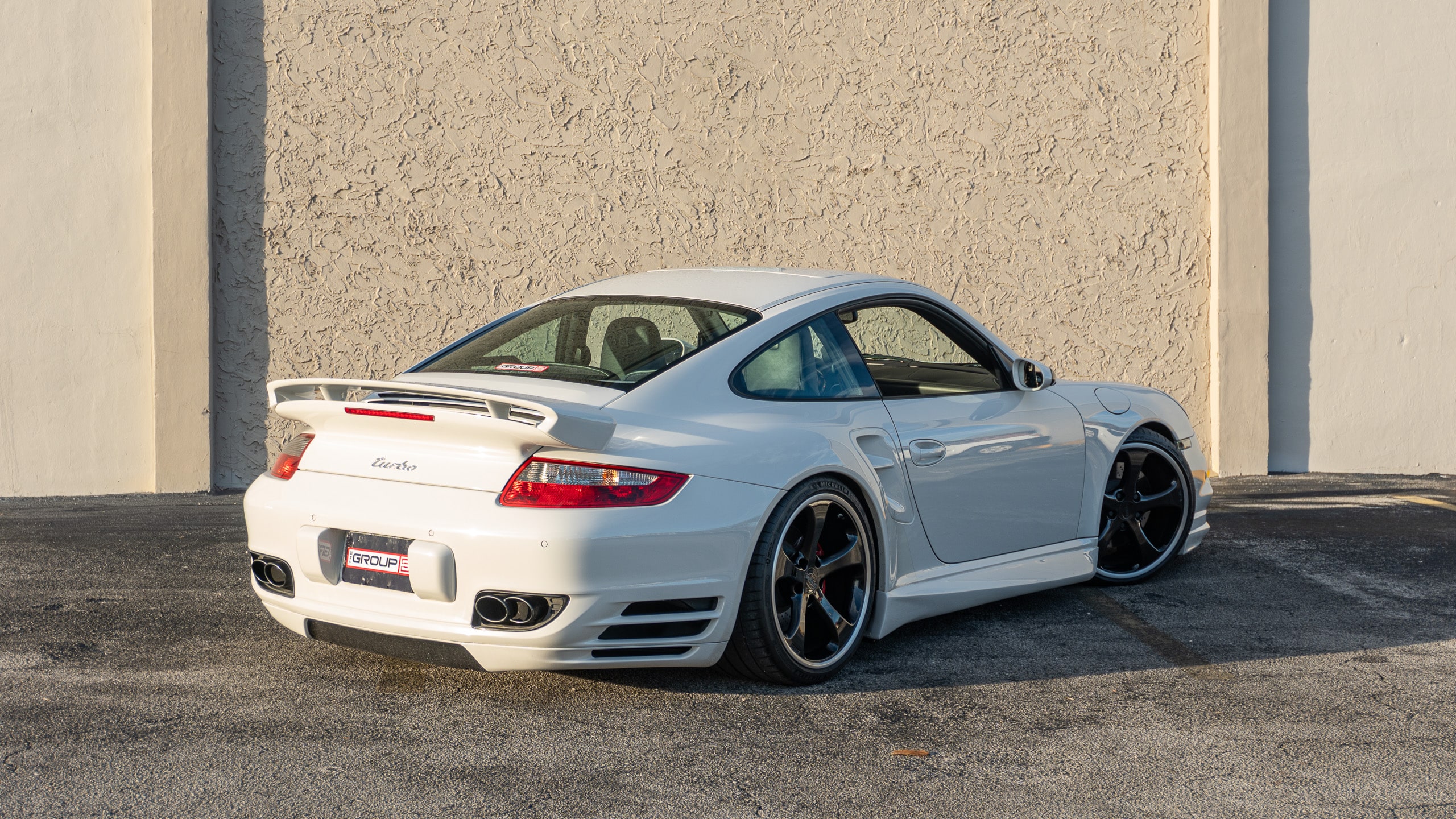 2007 Porsche 911 997.1 TURBO 6 Speed Manual White/Blue 33k Miles – TECHART aero – Original Paint full