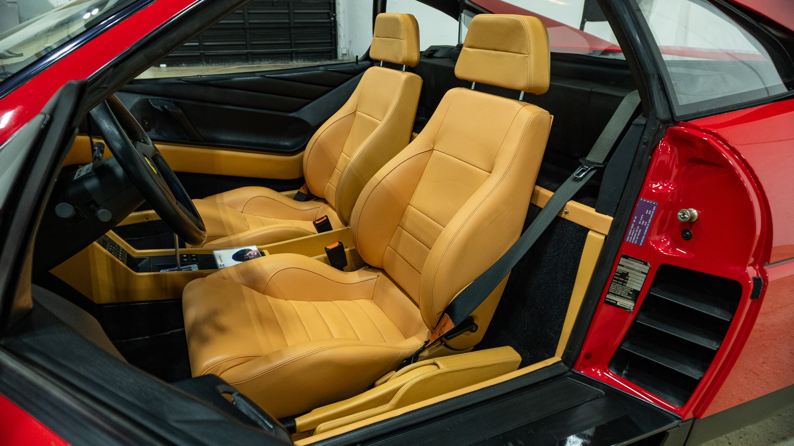 1992 Ferrari 348 TS Only 12k Miles – 5 Speed Gated Manual – Timing Belt Service Done – full