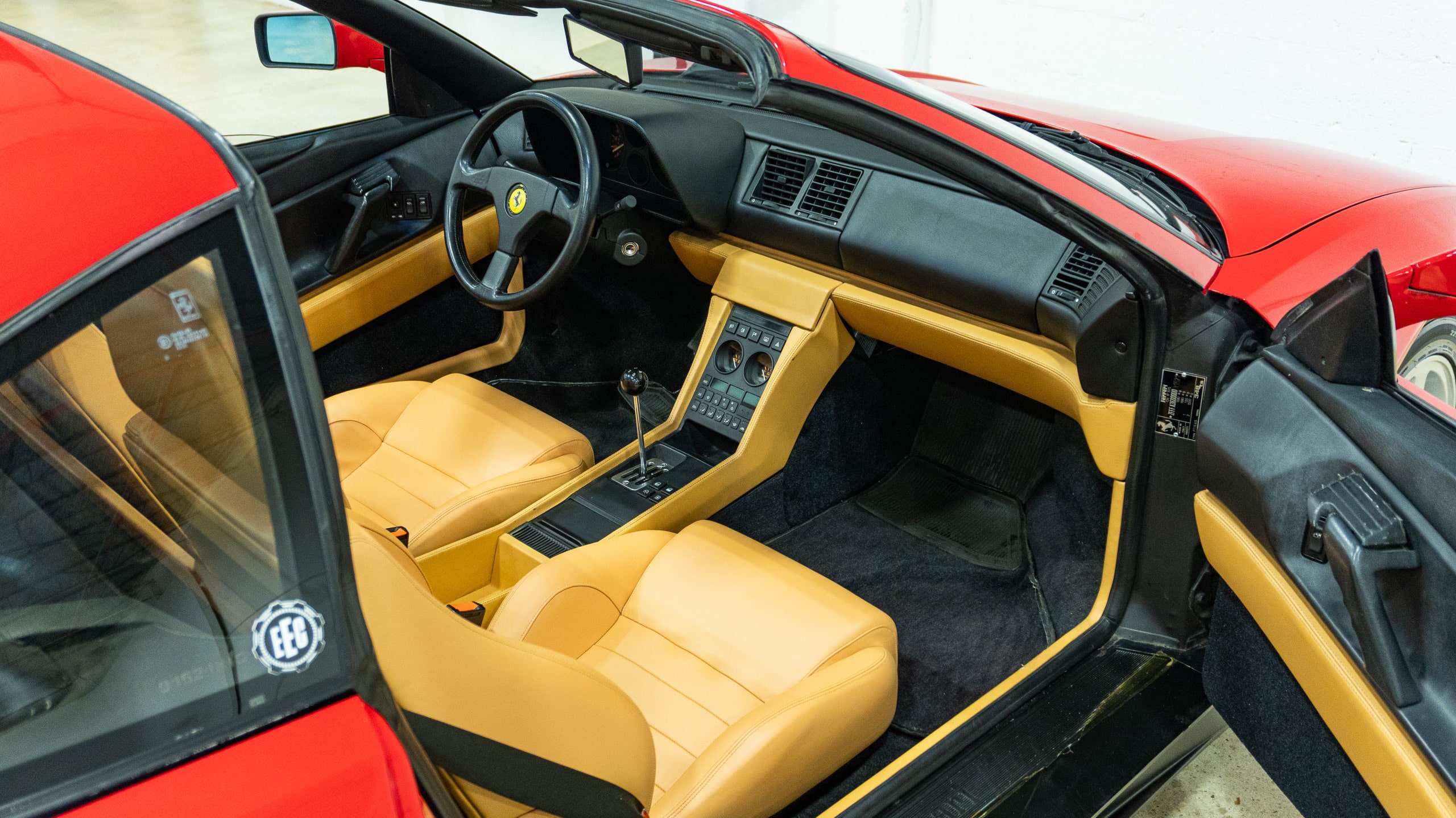 1992 Ferrari 348 TS Only 12k Miles – 5 Speed Gated Manual – Timing Belt Service Done – full