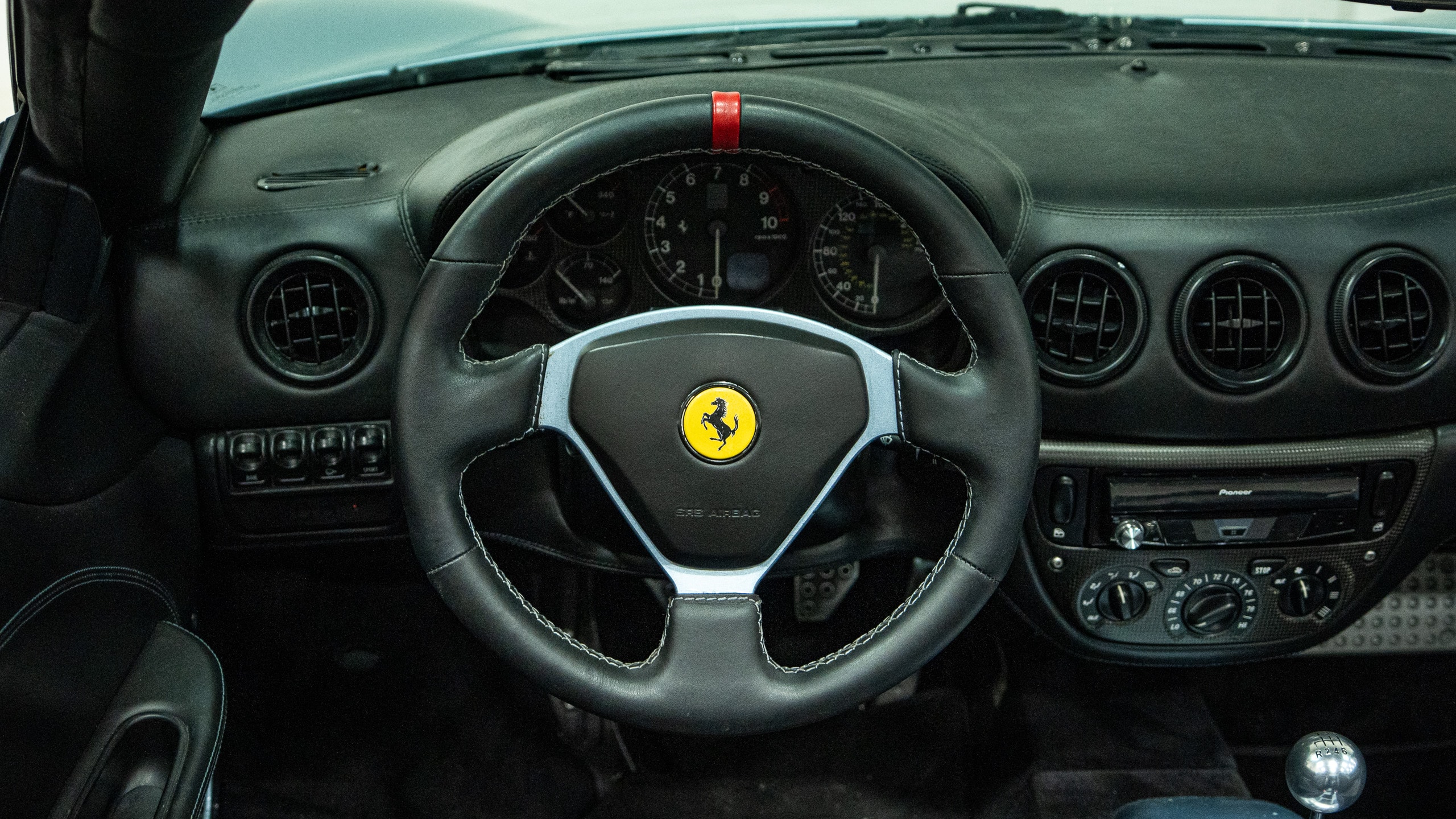 2001 Ferrari 360 SPIDER Grigio / Nero- Daytona Seats- Moton Coilovers- Brembo GT Brakes – Forged Wheels full