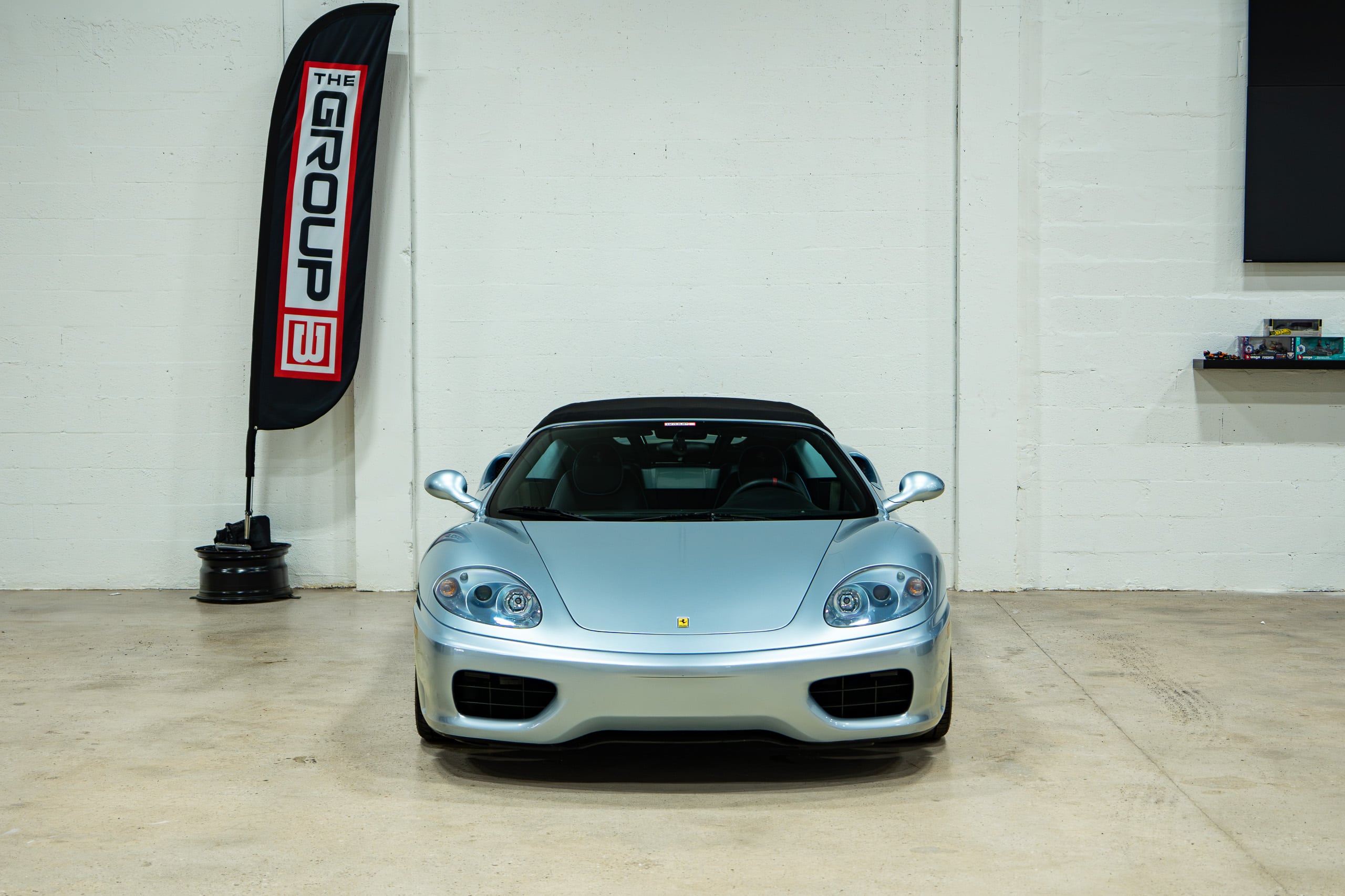 2001 Ferrari 360 SPIDER Grigio / Nero- Daytona Seats- Moton Coilovers- Brembo GT Brakes – Forged Wheels full