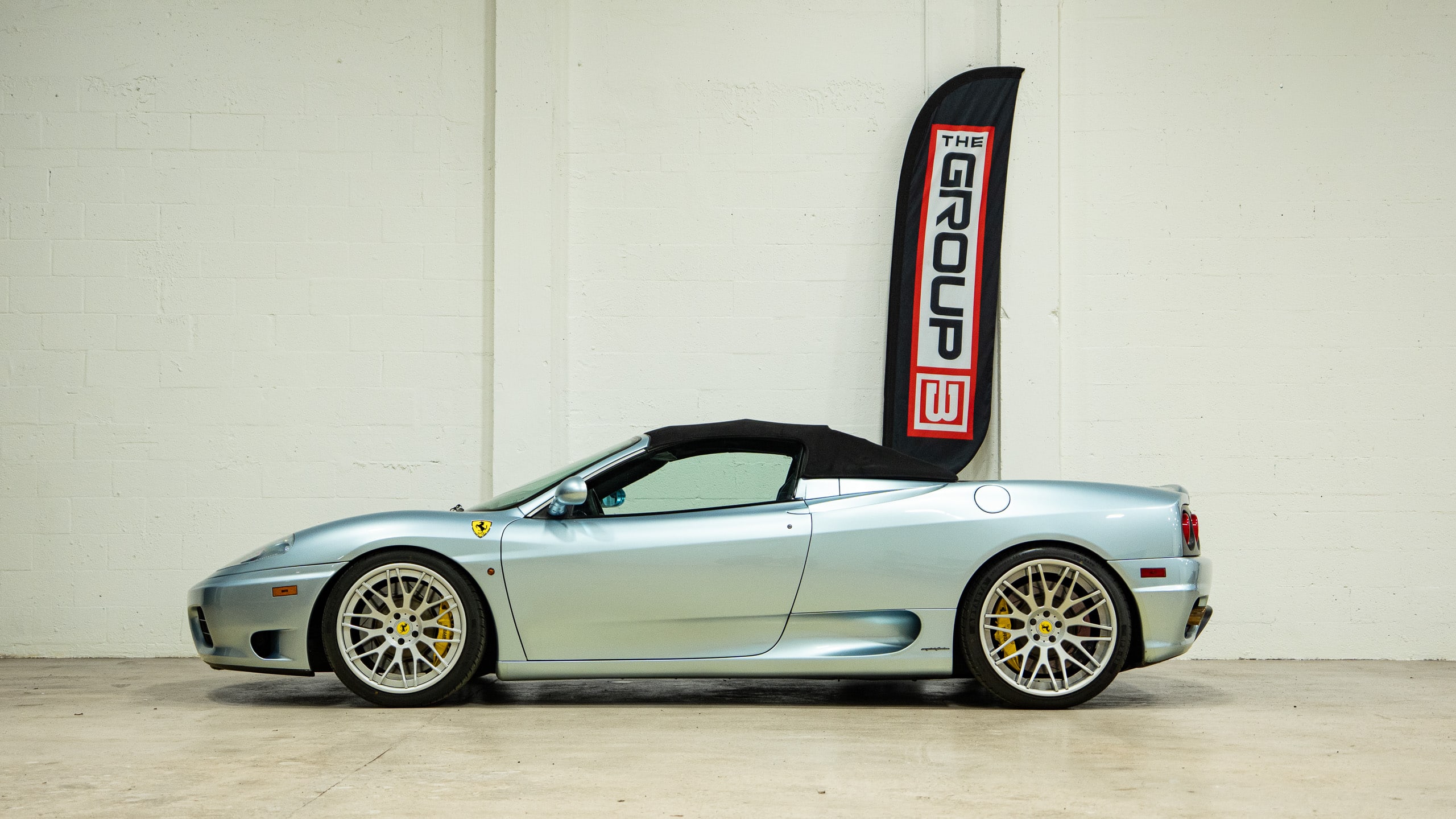 2001 Ferrari 360 SPIDER Grigio / Nero- Daytona Seats- Moton Coilovers- Brembo GT Brakes – Forged Wheels full