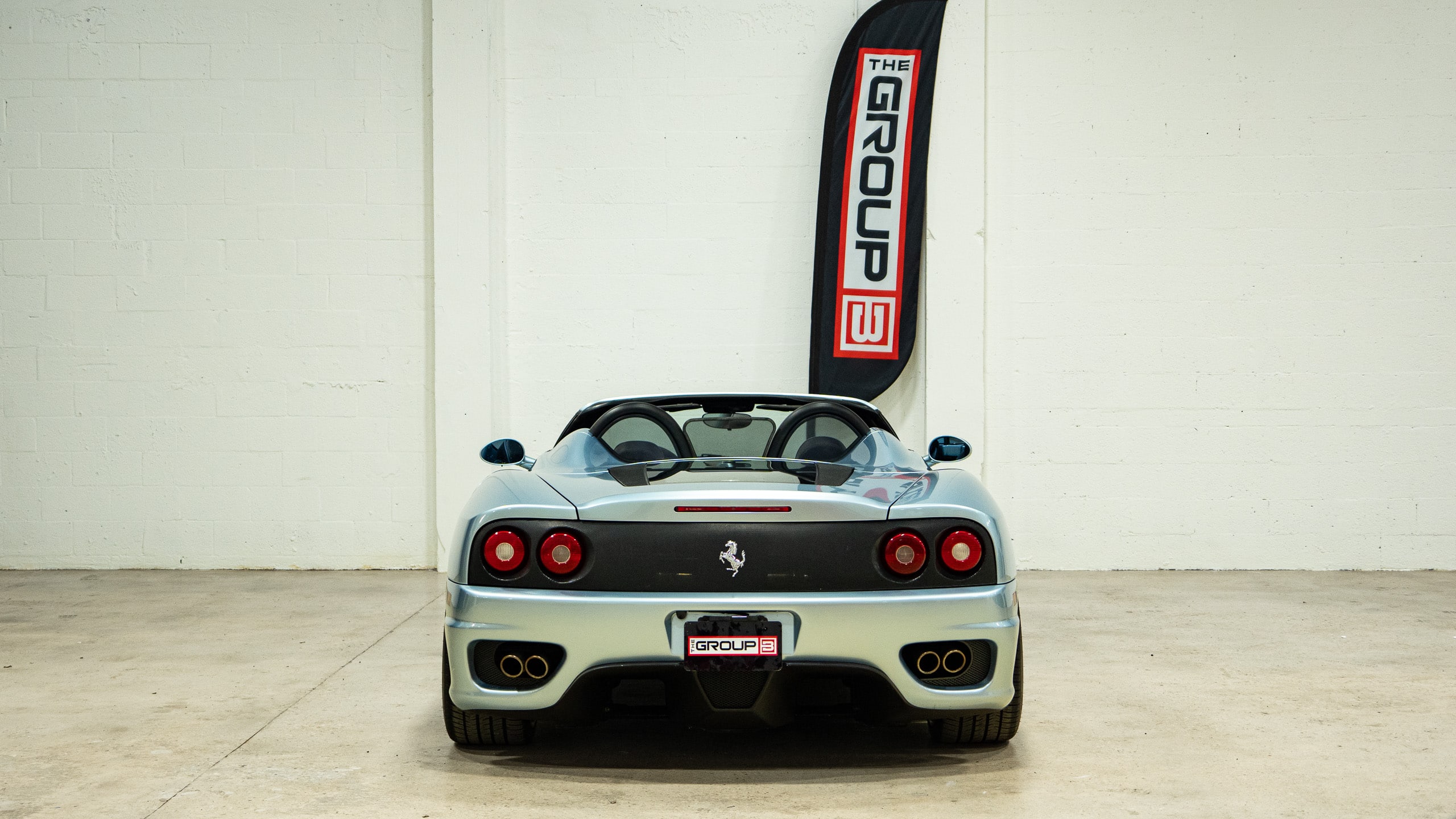 2001 Ferrari 360 SPIDER Grigio / Nero- Daytona Seats- Moton Coilovers- Brembo GT Brakes – Forged Wheels full