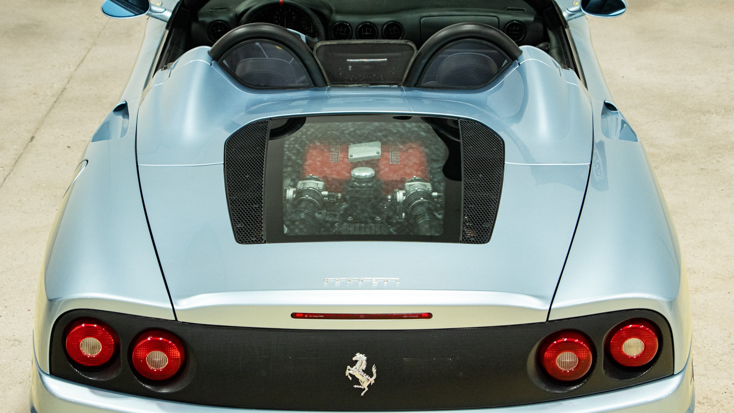 2001 Ferrari 360 SPIDER Grigio / Nero- Daytona Seats- Moton Coilovers- Brembo GT Brakes – Forged Wheels full