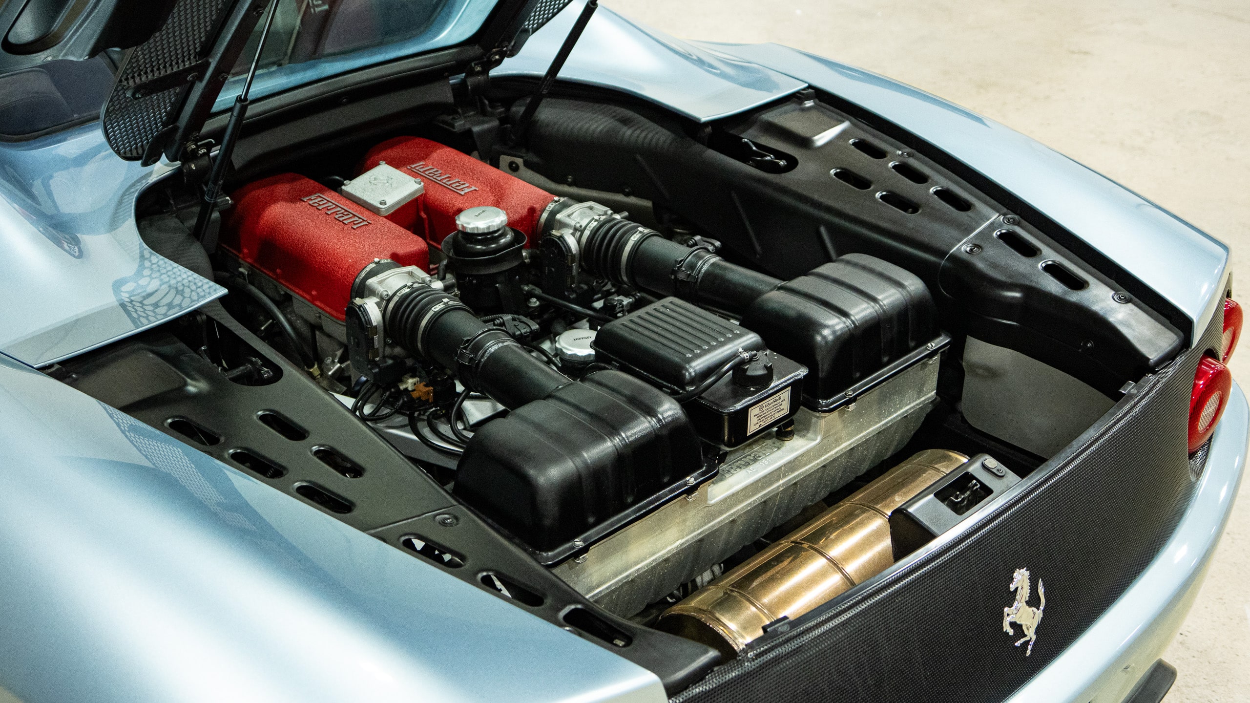 2001 Ferrari 360 SPIDER Grigio / Nero- Daytona Seats- Moton Coilovers- Brembo GT Brakes – Forged Wheels full