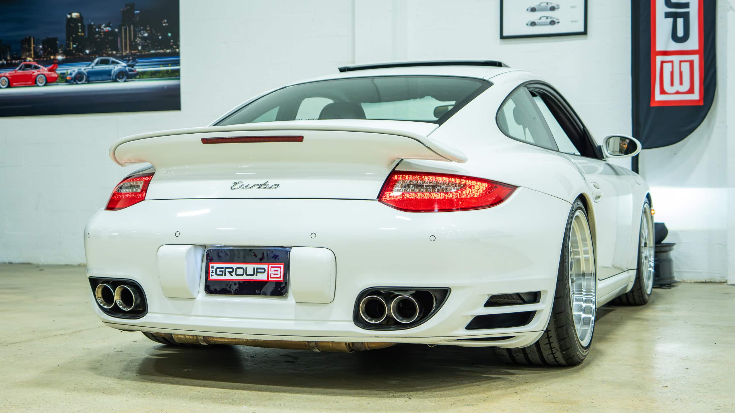 2008 Porsche 997.1 Turbo – 6 Speed Manual – 41k Miles – White/Cocoa Sport Seats – 750 Horsepower full