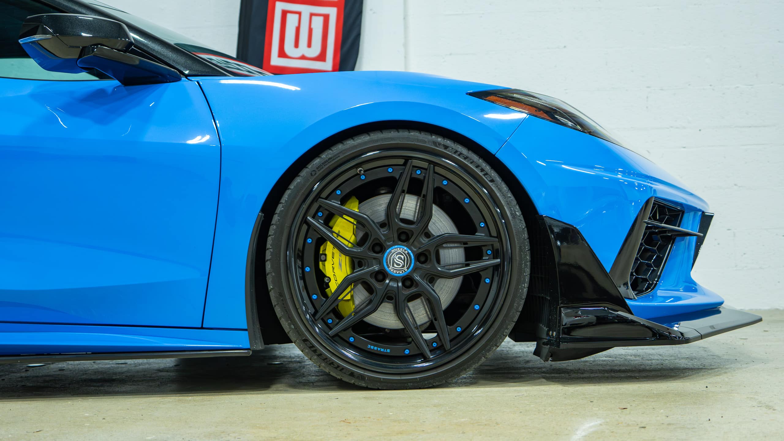 2023 Chevrolet Corvette STINGRAY Convertible 3LT Z51 -1 Owner – 8K Miles – Custom Forged Wheels – Aero upgrade – Rare Blue/Blue full