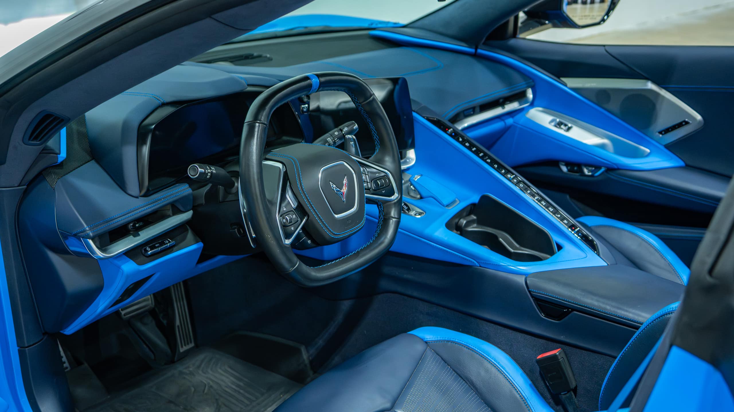 2023 Chevrolet Corvette STINGRAY Convertible 3LT Z51 -1 Owner – 8K Miles – Custom Forged Wheels – Aero upgrade – Rare Blue/Blue full
