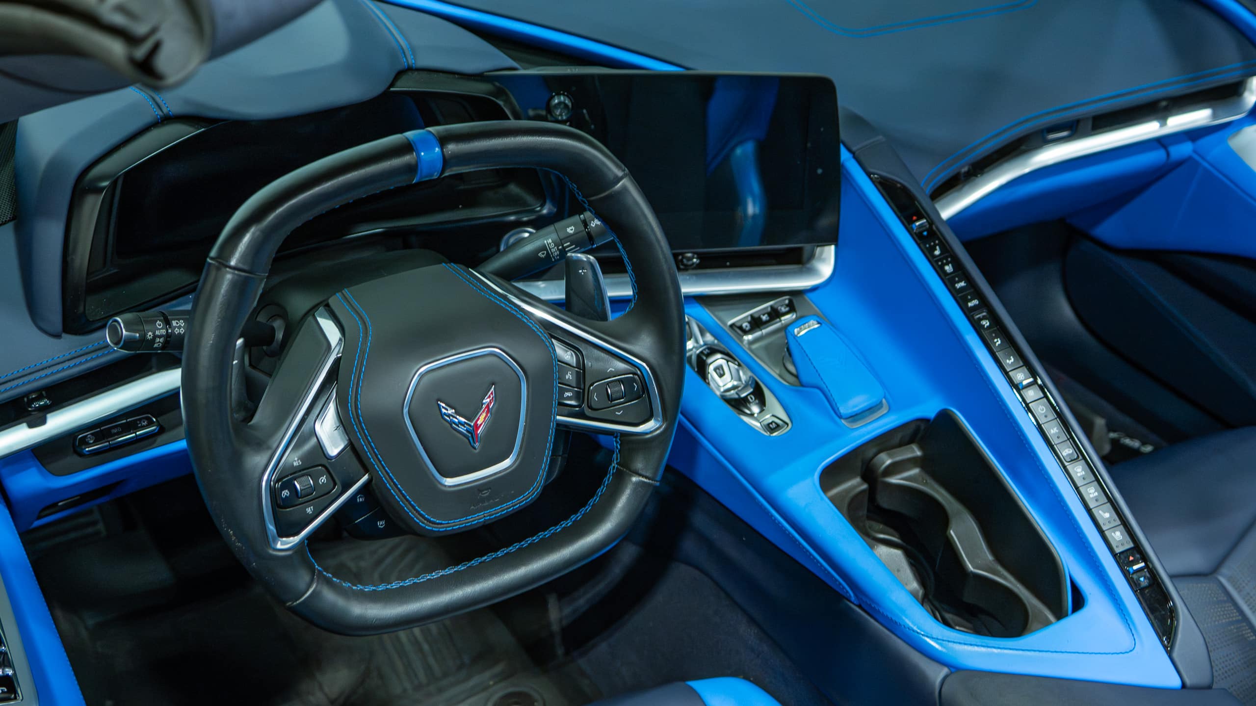 2023 Chevrolet Corvette STINGRAY Convertible 3LT Z51 -1 Owner – 8K Miles – Custom Forged Wheels – Aero upgrade – Rare Blue/Blue full