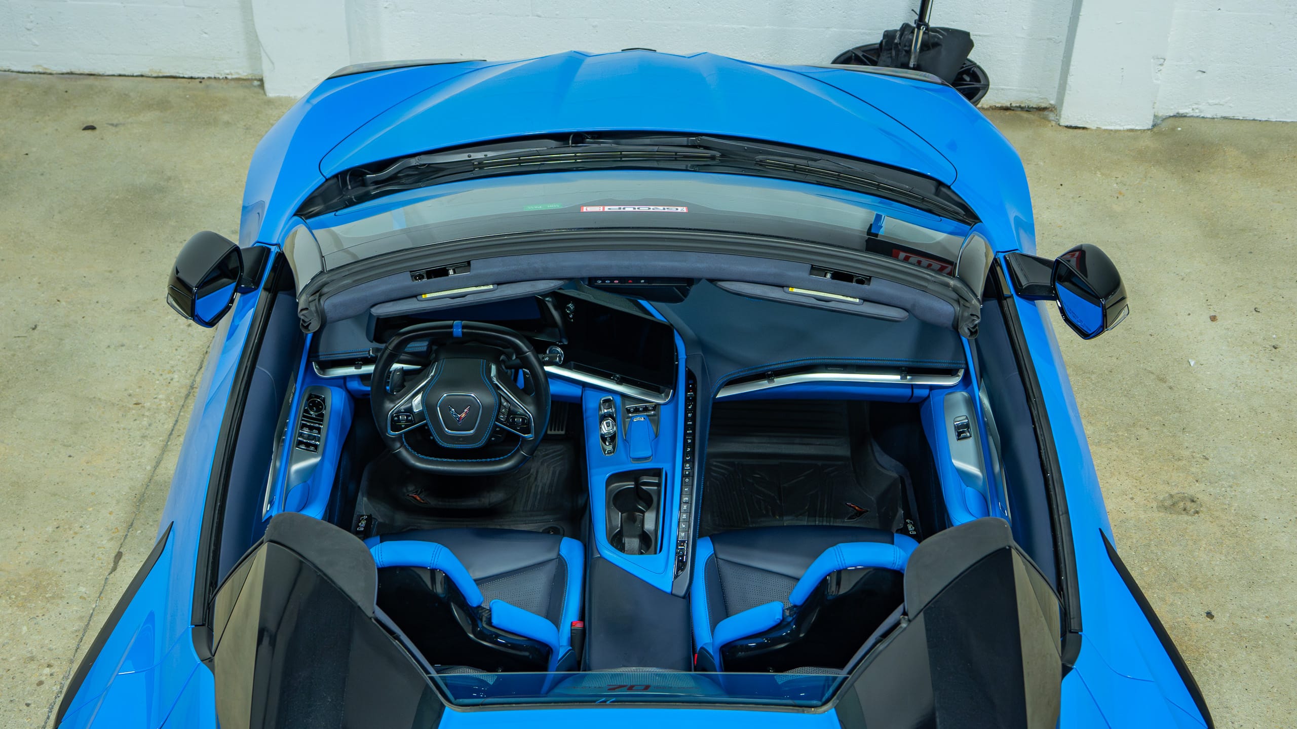 2023 Chevrolet Corvette STINGRAY Convertible 3LT Z51 -1 Owner – 8K Miles – Custom Forged Wheels – Aero upgrade – Rare Blue/Blue full