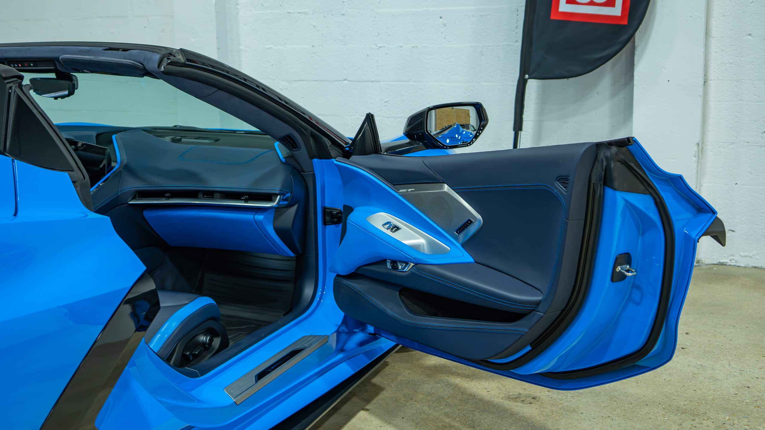 2023 Chevrolet Corvette STINGRAY Convertible 3LT Z51 -1 Owner – 8K Miles – Custom Forged Wheels – Aero upgrade – Rare Blue/Blue full