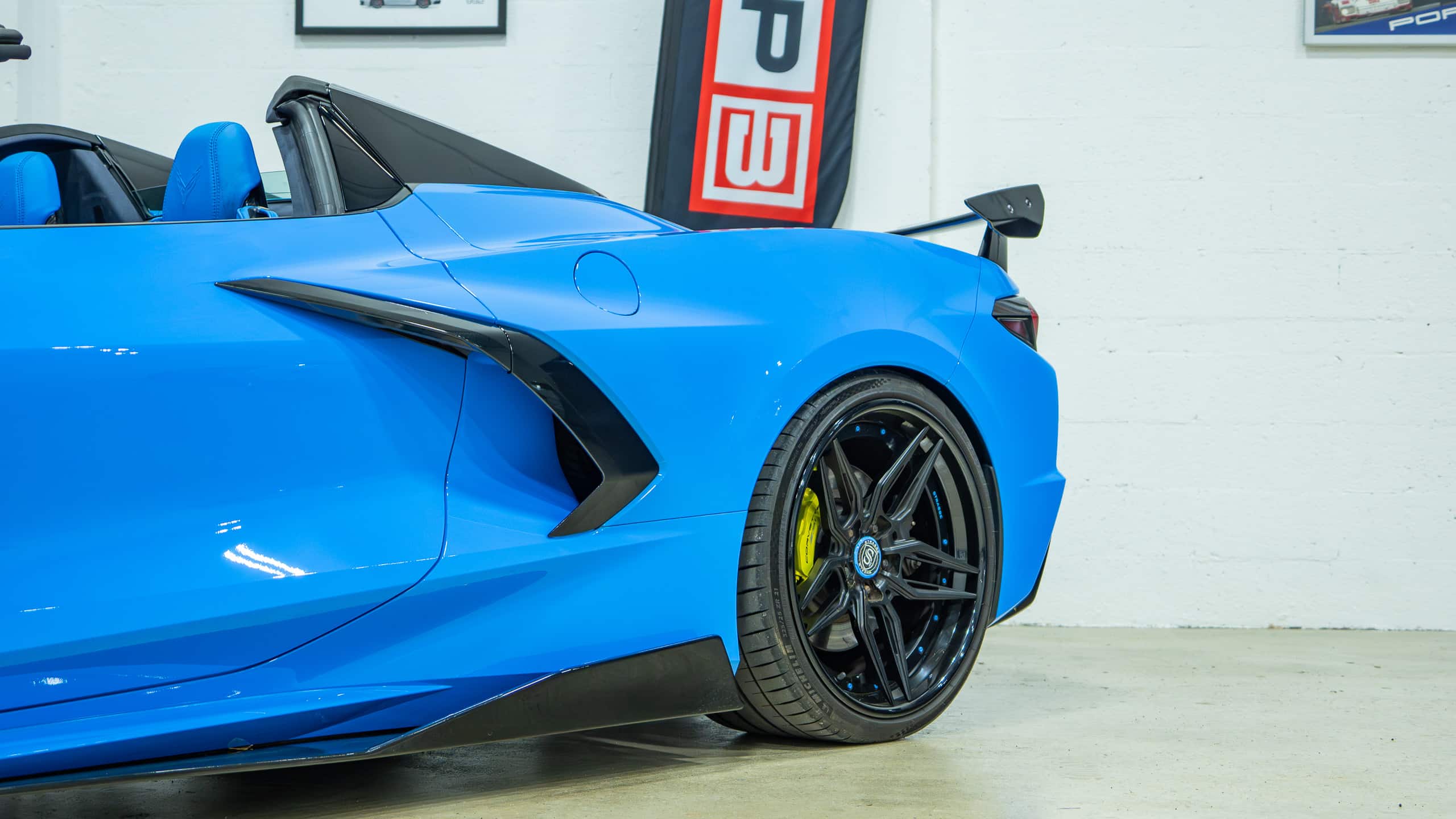 2023 Chevrolet Corvette STINGRAY Convertible 3LT Z51 -1 Owner – 8K Miles – Custom Forged Wheels – Aero upgrade – Rare Blue/Blue full
