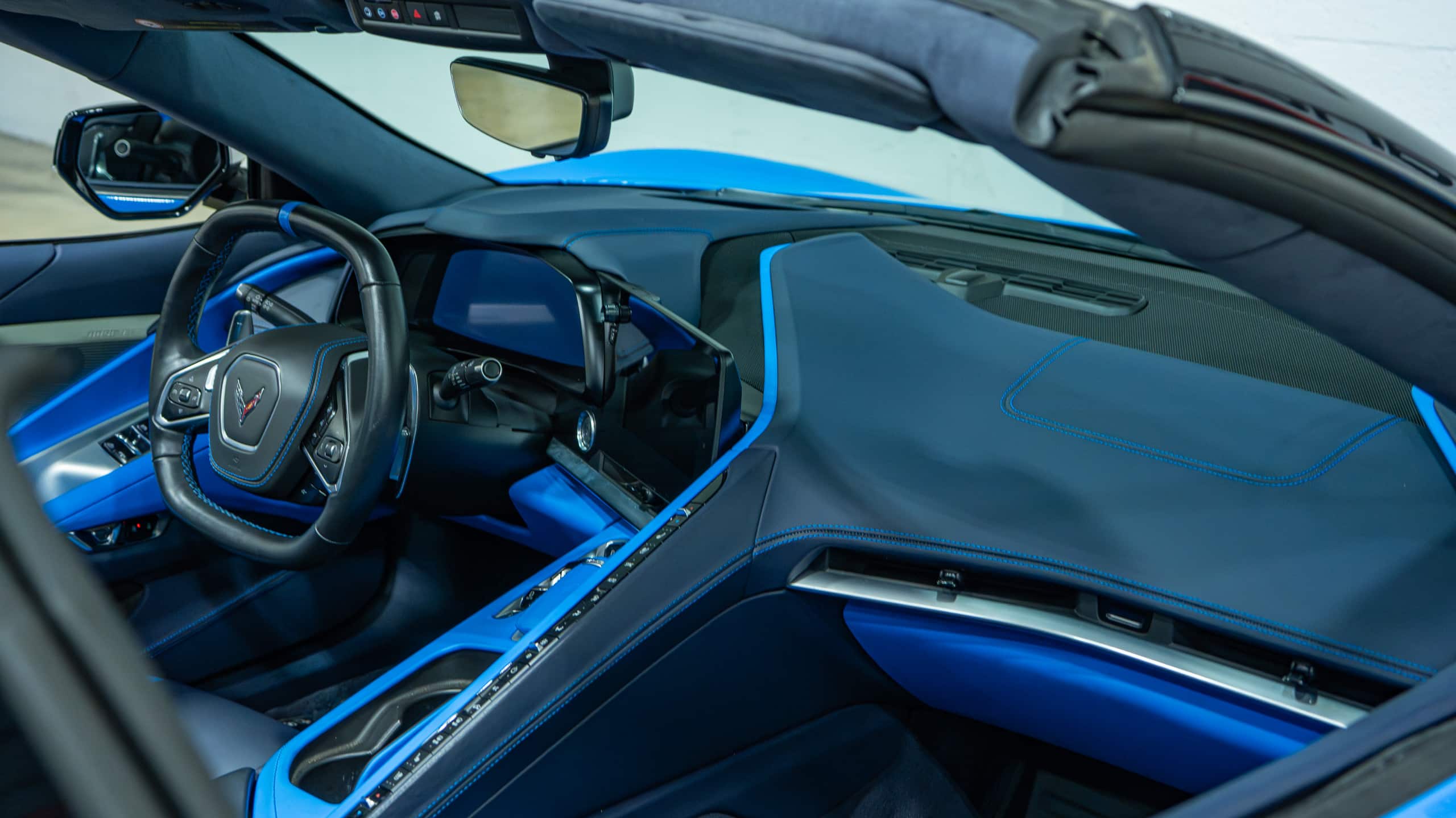 2023 Chevrolet Corvette STINGRAY Convertible 3LT Z51 -1 Owner – 8K Miles – Custom Forged Wheels – Aero upgrade – Rare Blue/Blue full
